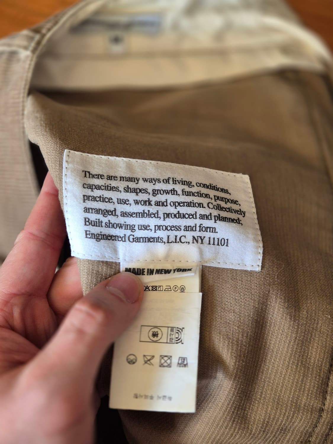 엔지니어드가먼츠 코듀로이 퍼티그 반바지 상품이미지5