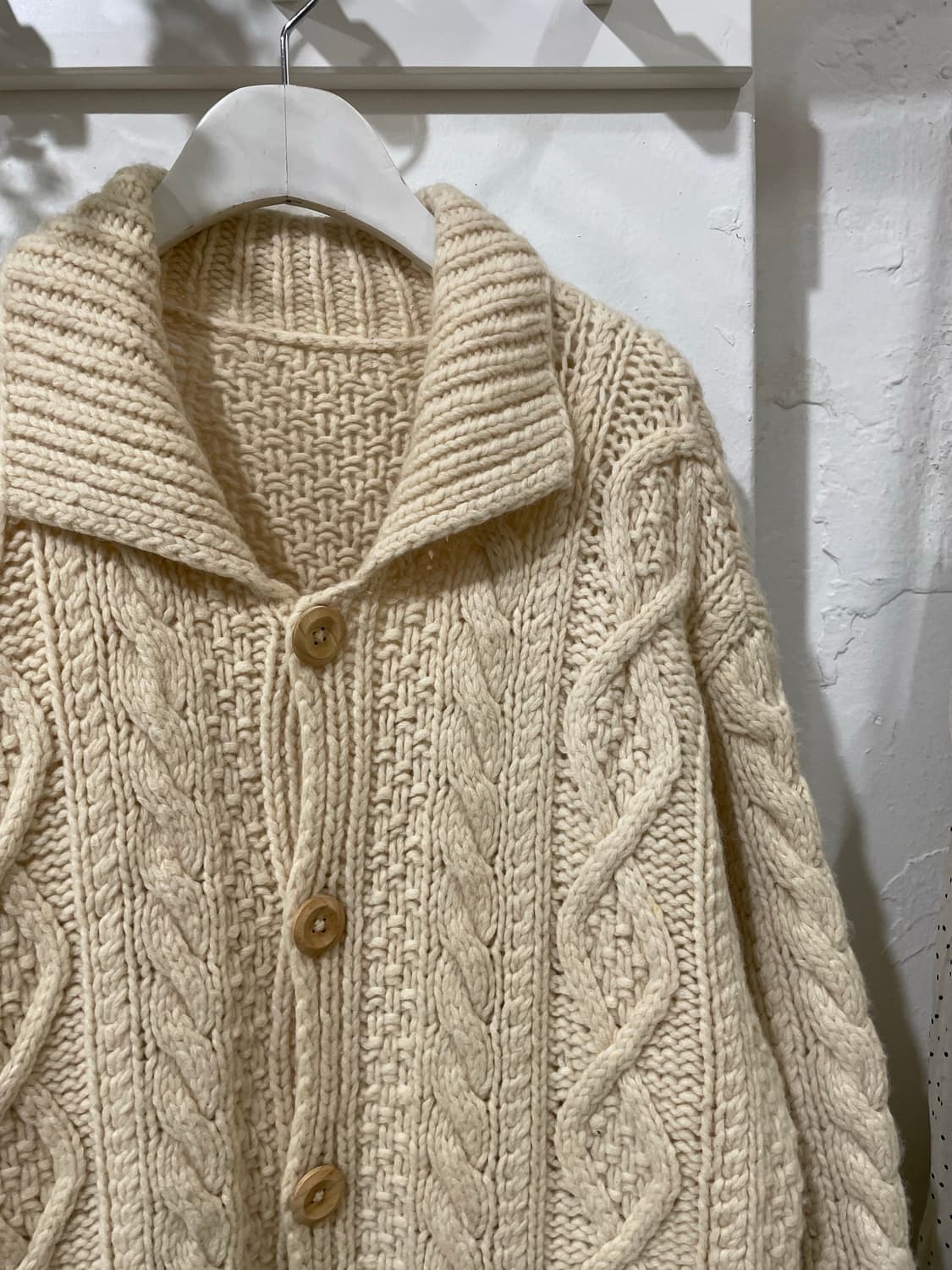 헤비울 버튼 가디건 상품이미지7