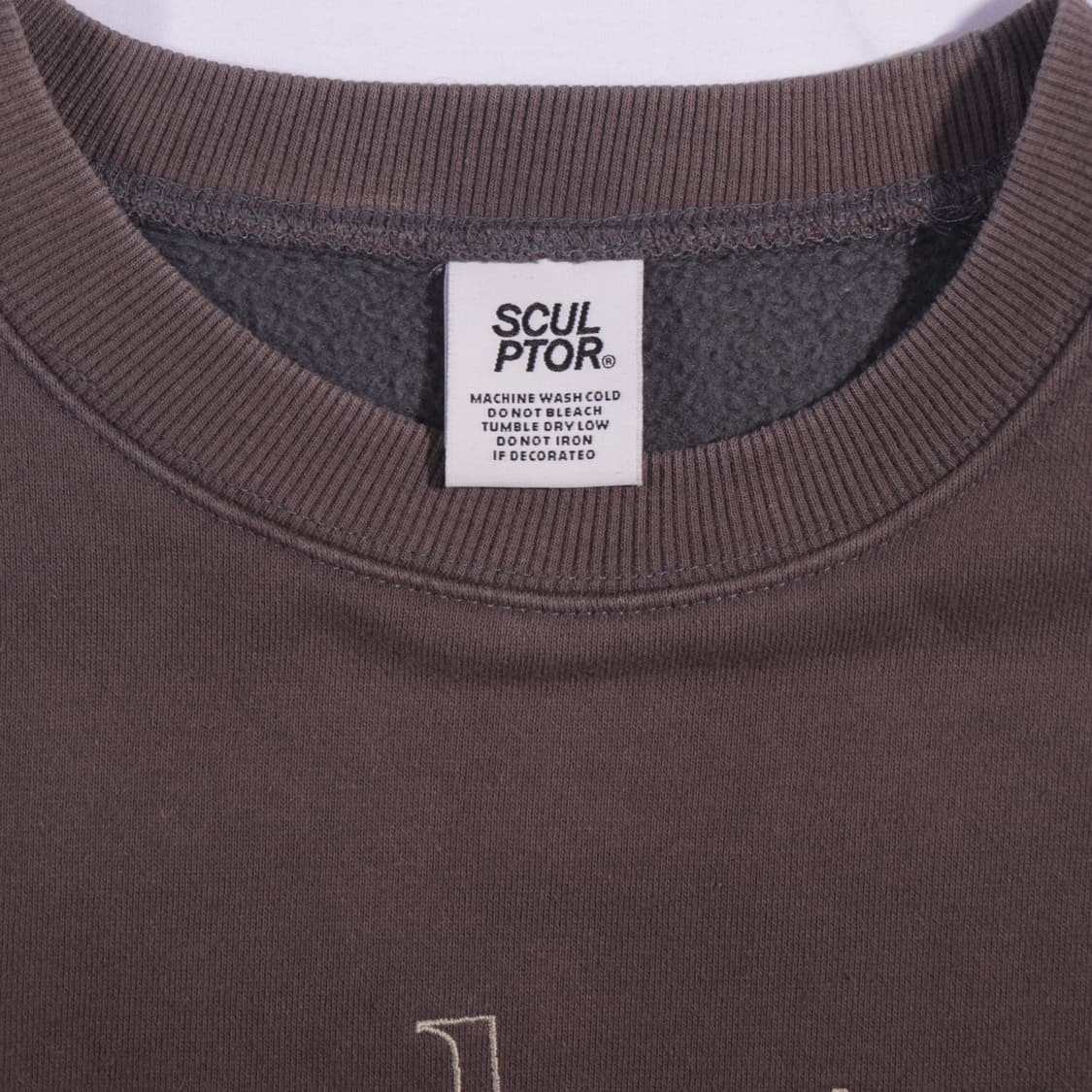 스컬프터 자수 맨투맨 B142 상품이미지2