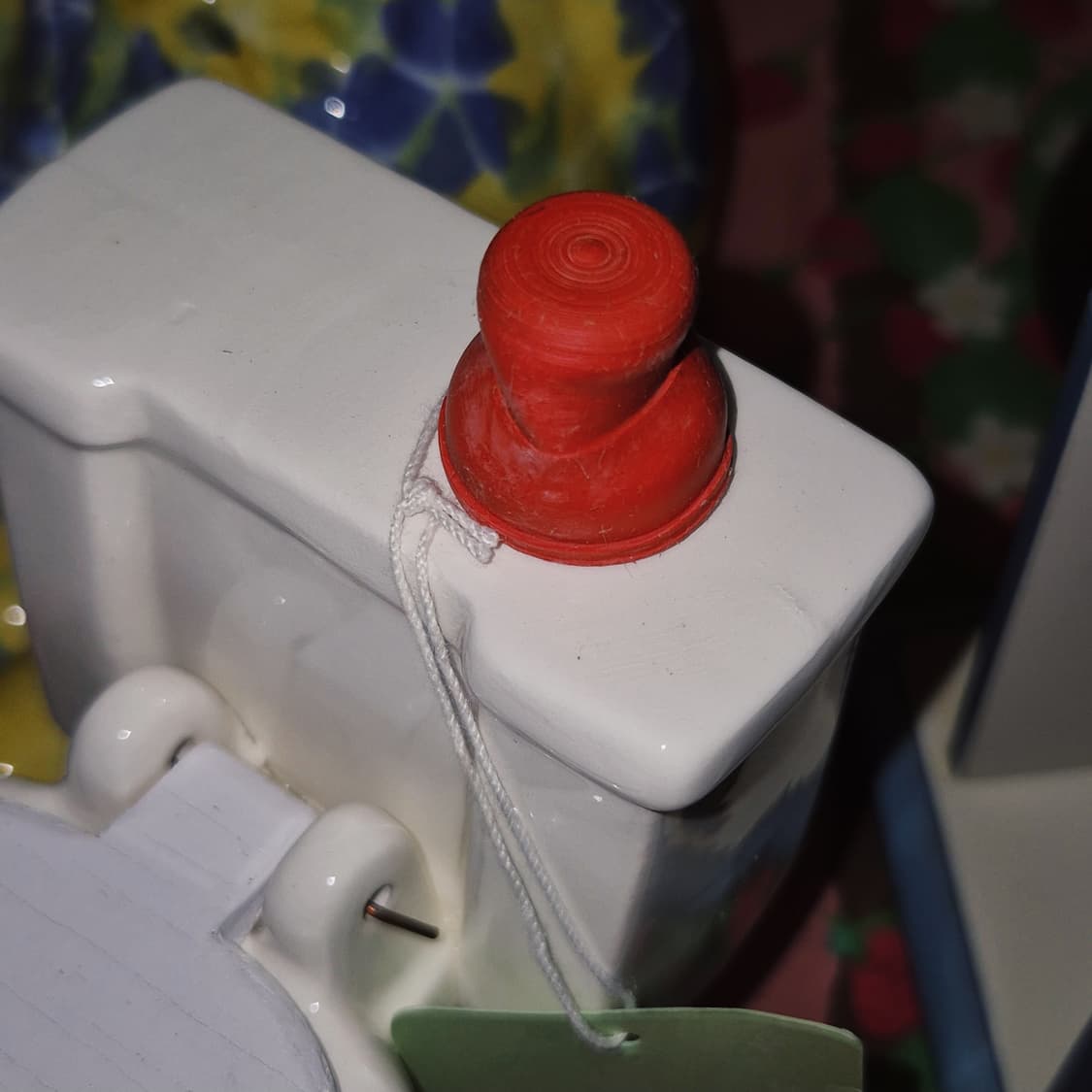 80s 산코 레트로 도자기 변기 재떨이 홀더 상품이미지8