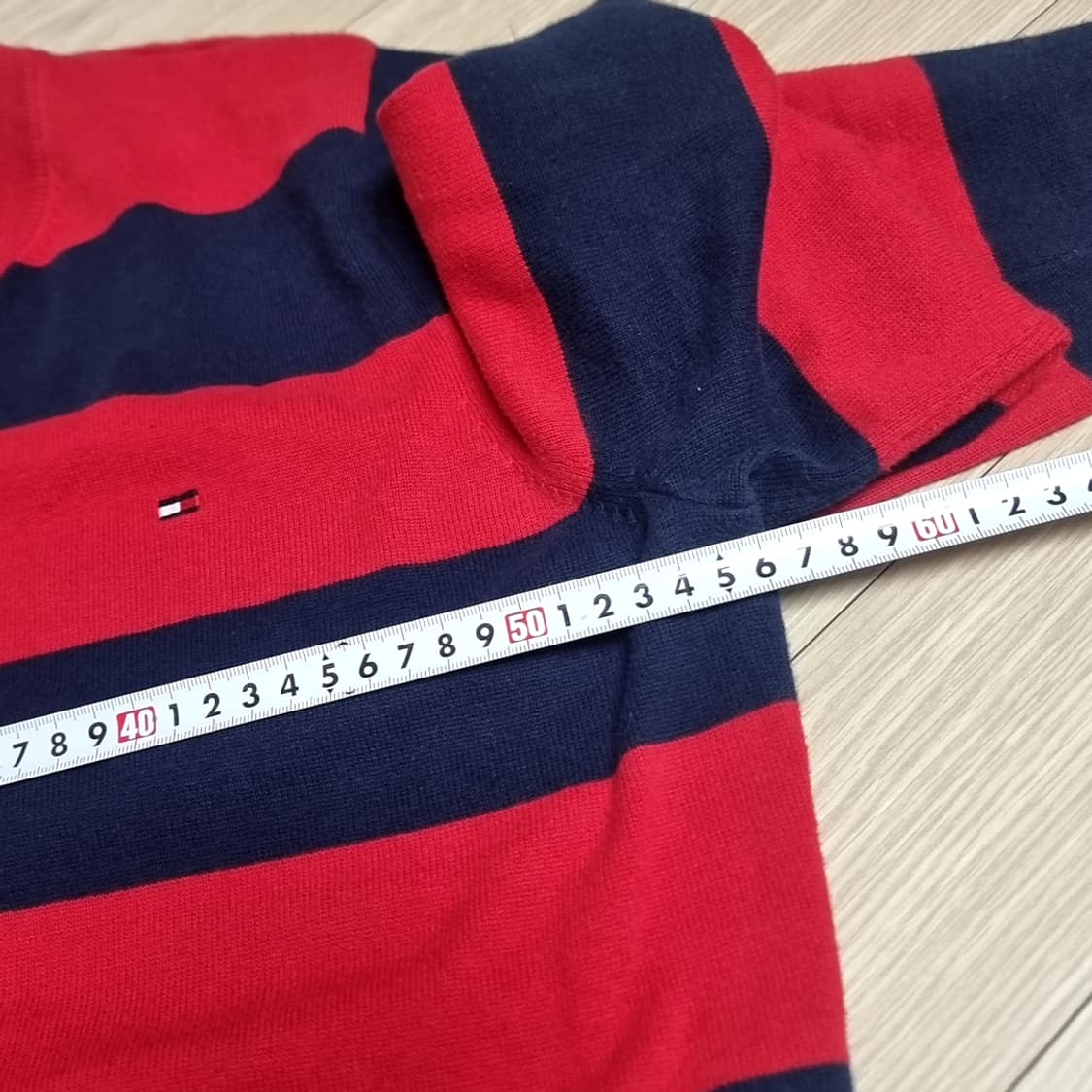 타미힐피거 스트라이프 니트 레드 네이비(100-105) 상품이미지8