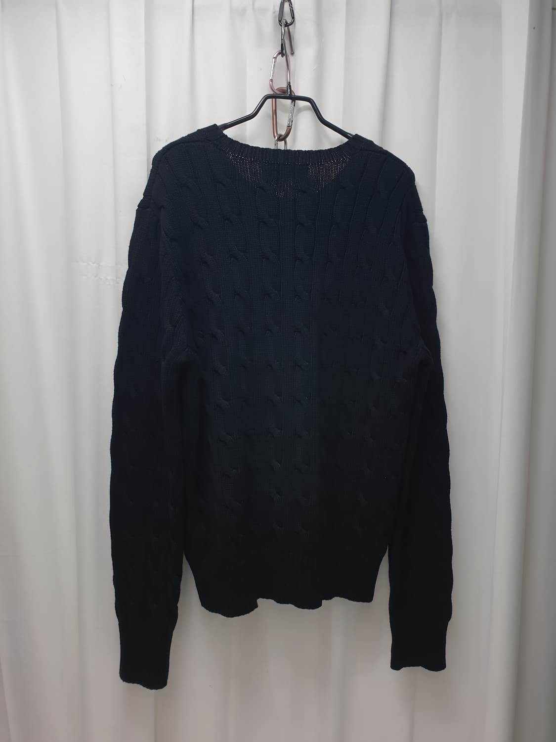 Polo 폴로 랄프로렌 블랙 케이블 니트 L 상품이미지2