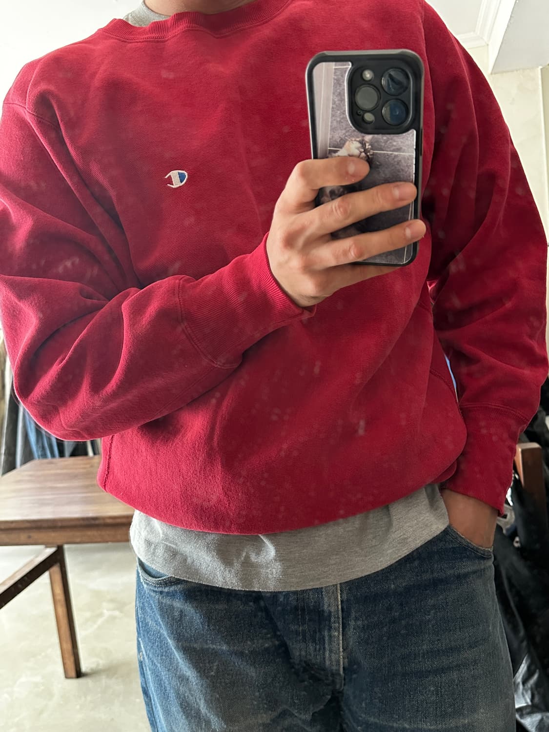 90s Champion Reverse Weave 스웻셔츠 상품이미지2