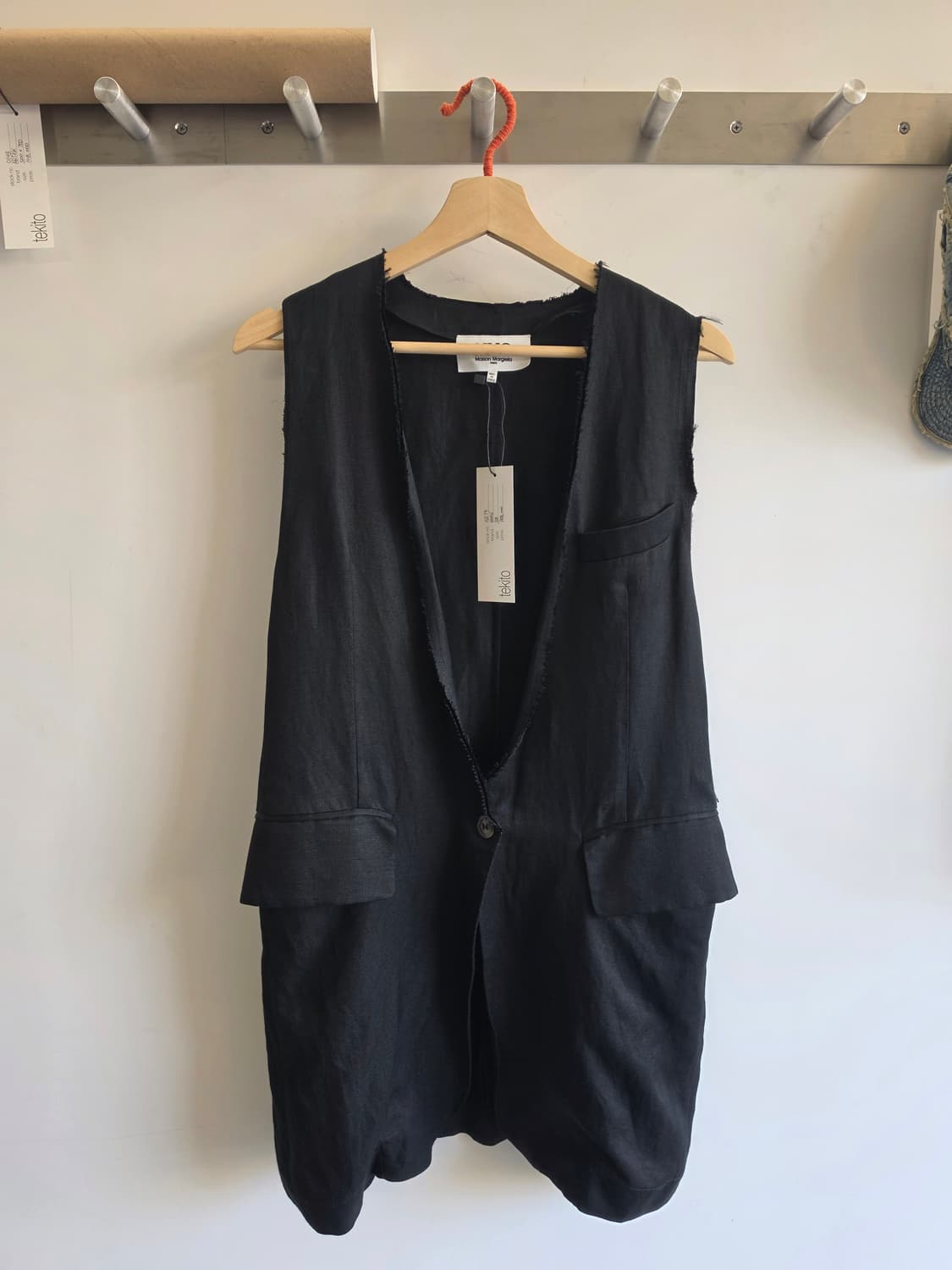 MM6 로우 컷 슬리브리스 숏 코트 상품이미지8