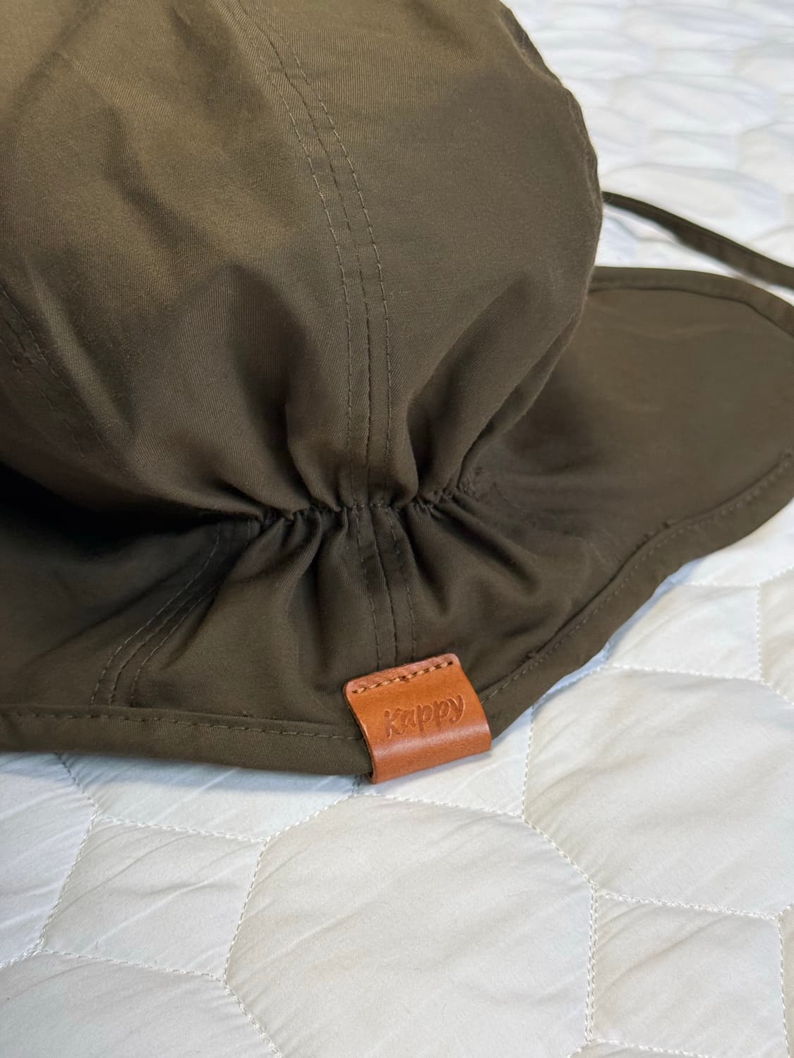 캐피디자인 리버시블 트루퍼햇 카키 상품이미지4