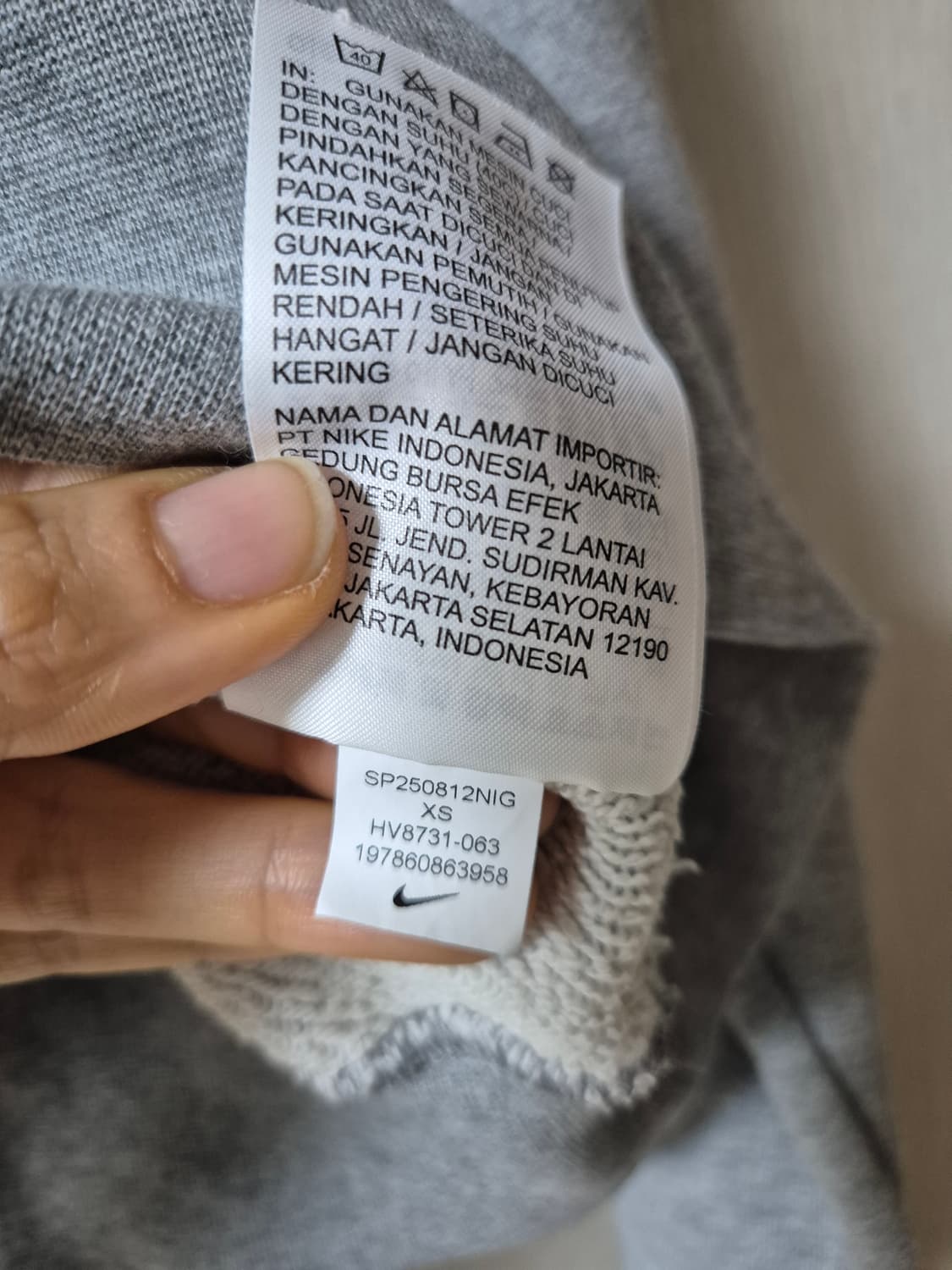 (25년) 나이키 피닉스 하프집업 크롭 맨투맨 티셔츠 XS 상품이미지7