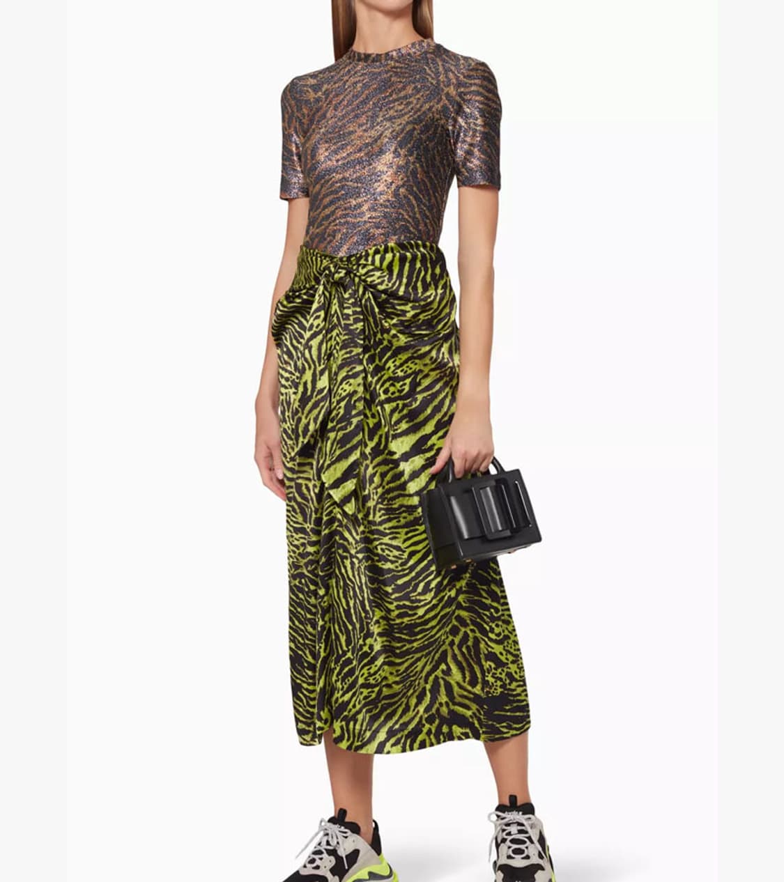 GANNI - LEOPARD PATTERN T SHIRT 상품이미지3
