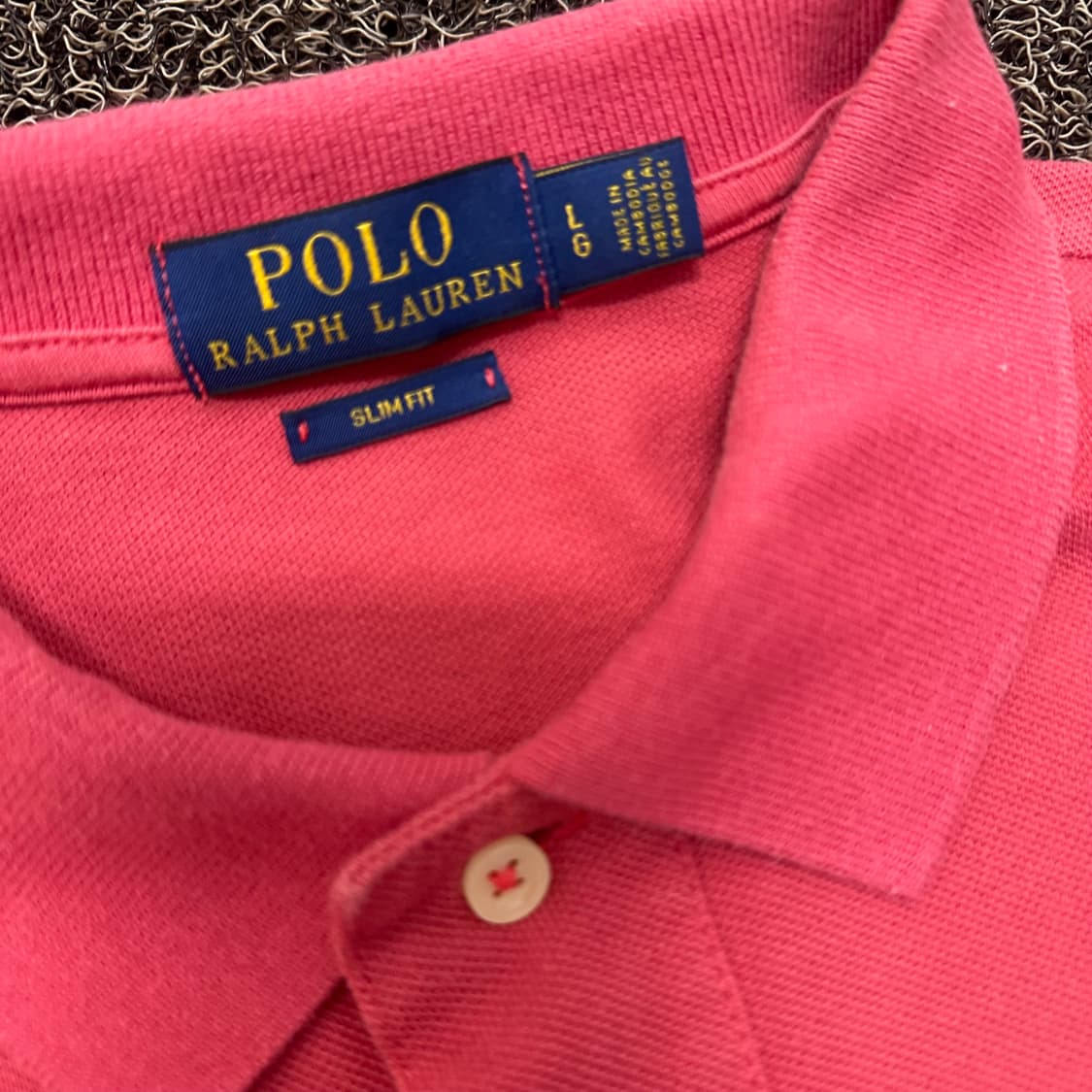 POLO 폴로 랄프로렌 카라티 반팔티셔츠 슬림핏 L 상품이미지3