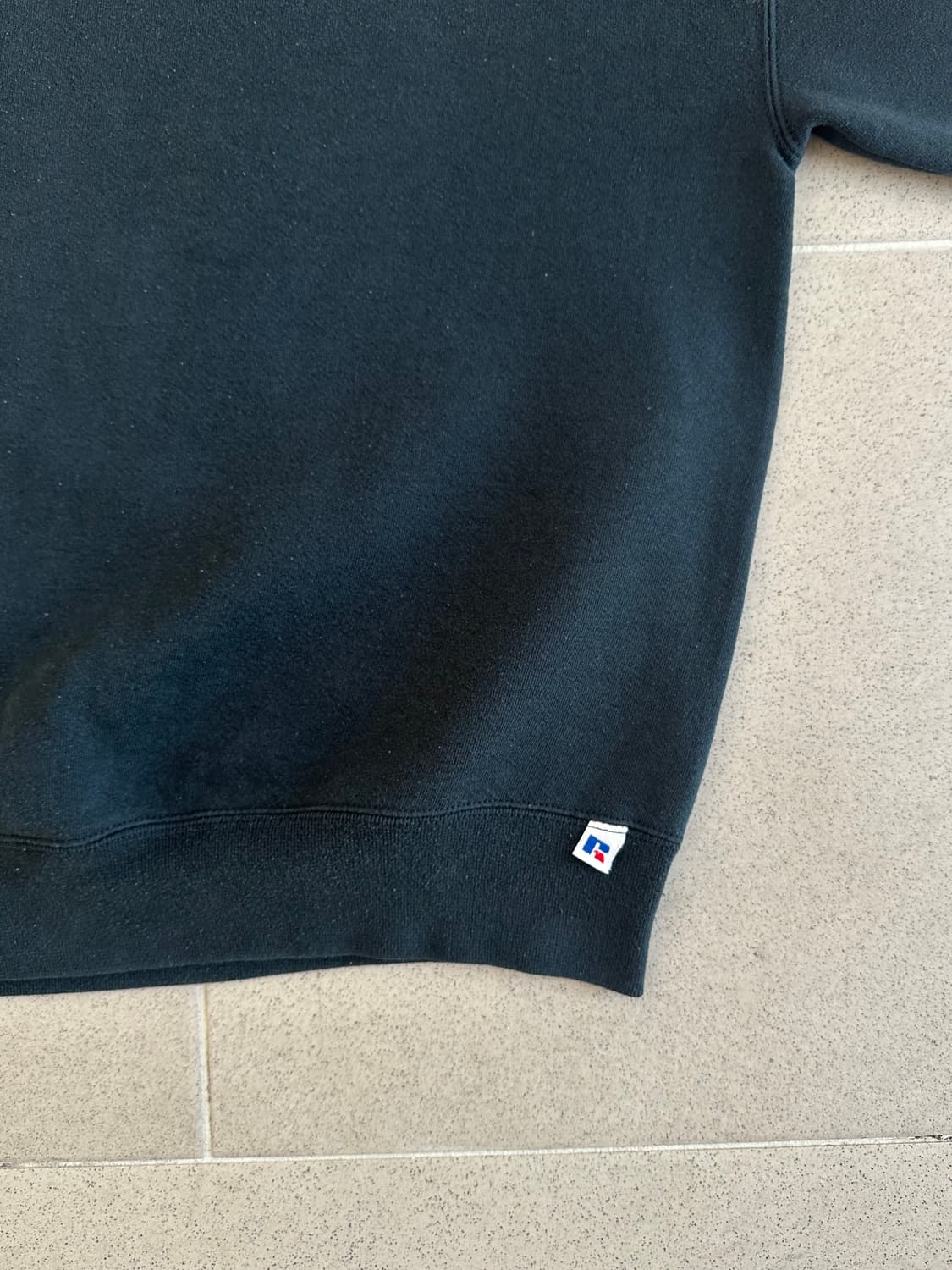 90s 빈티지 러셀 스웻셔츠 블랙 L USA 상품이미지3