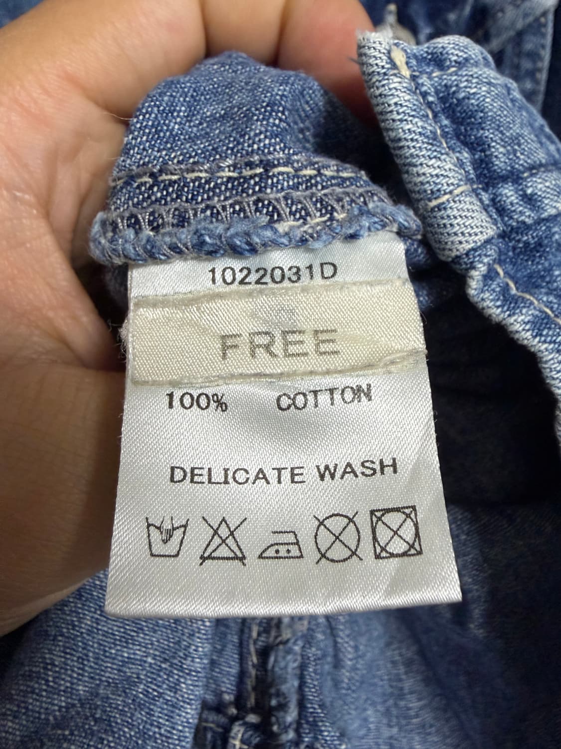 프릭스 스토어 데님 셔츠 원피스 상품이미지4