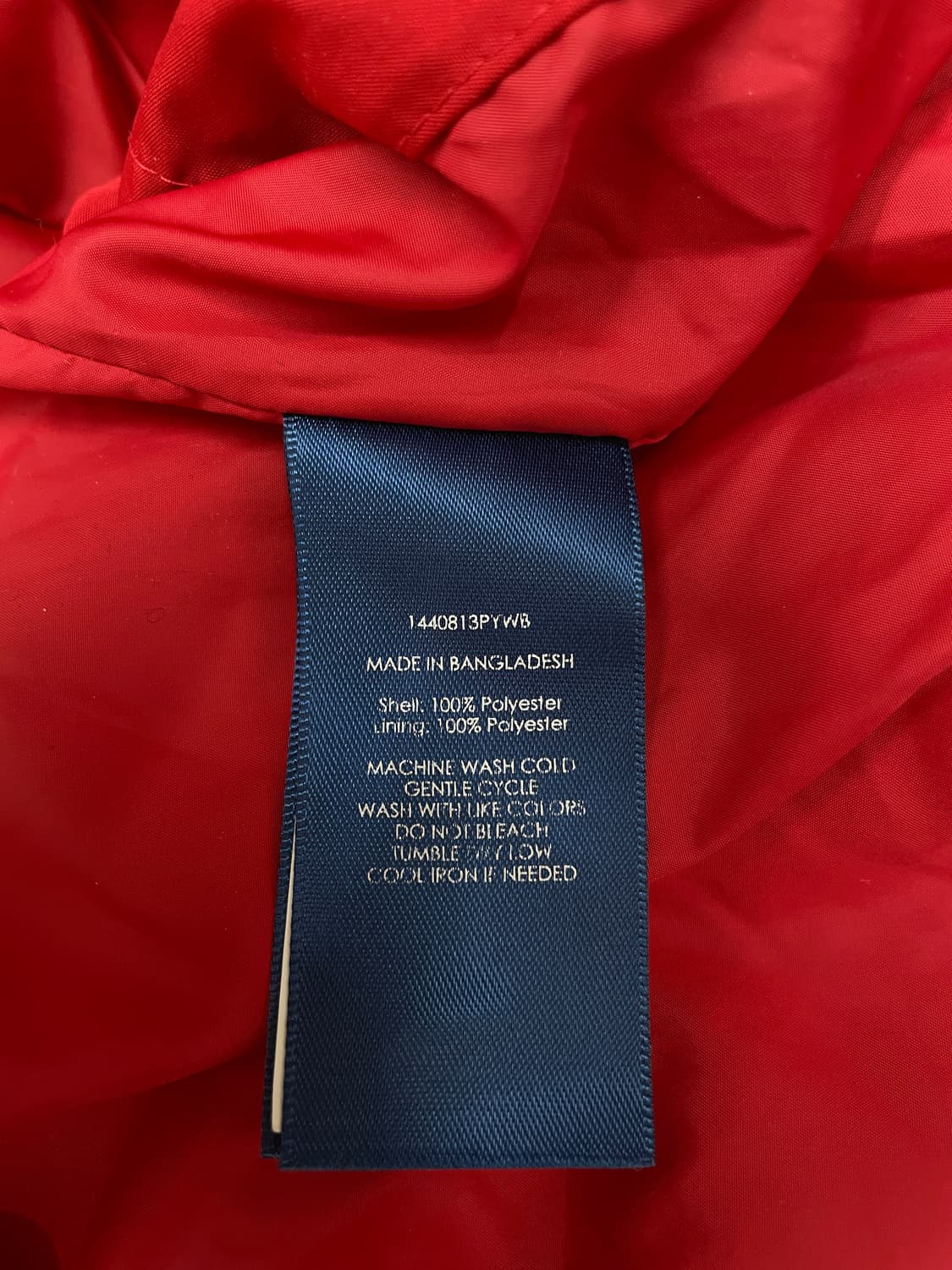 폴로 랄프로렌 레드 후드 집업 자켓 상품이미지3