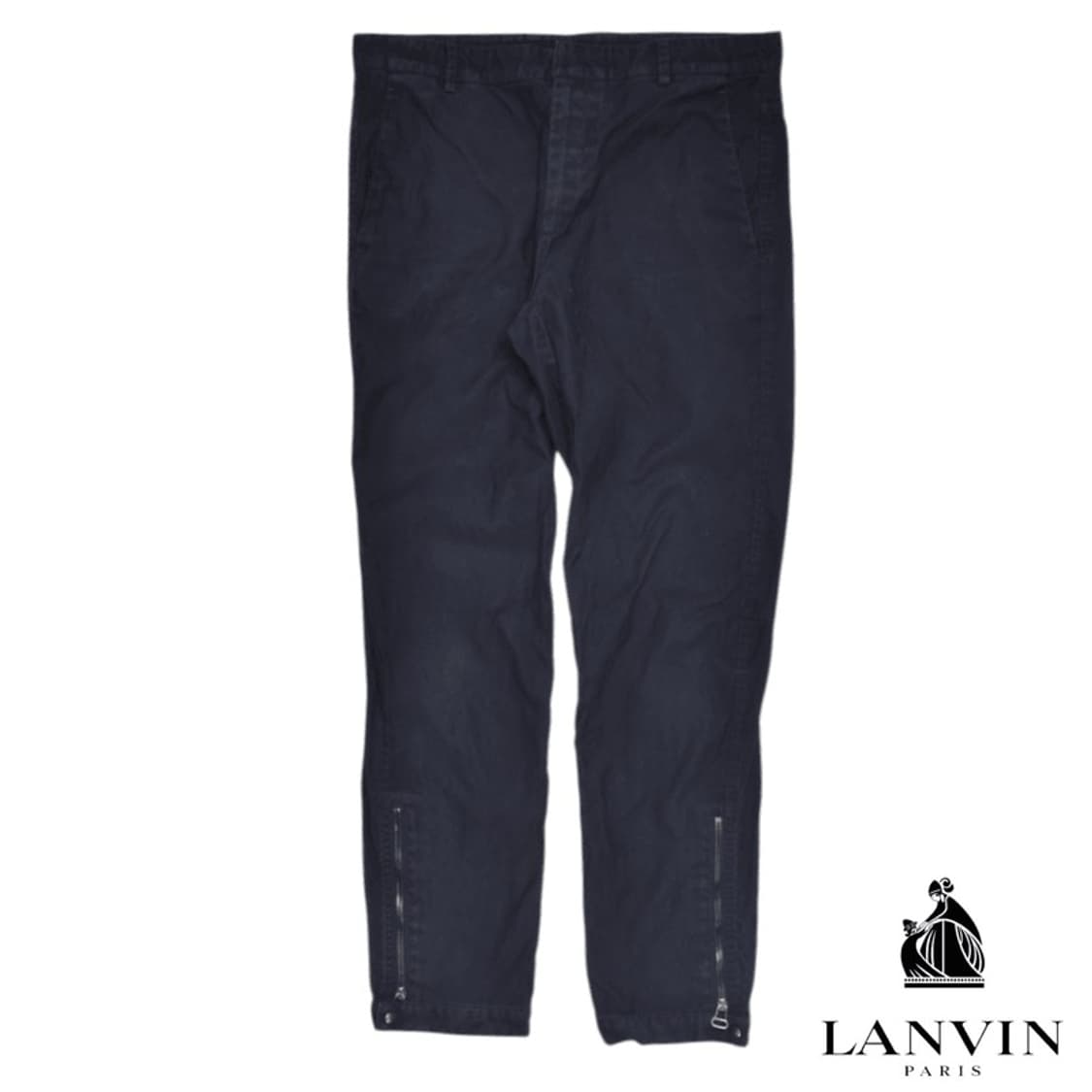 랑방 빈티지 구제 절개 코튼 치노팬츠 면바지 M25061120 상품이미지1