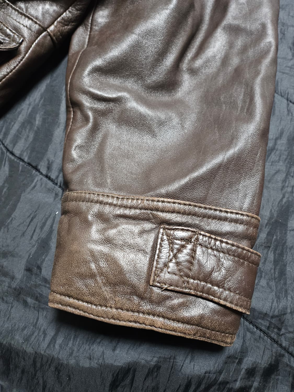 Ysl 더플 레더 코트 100 상품이미지4