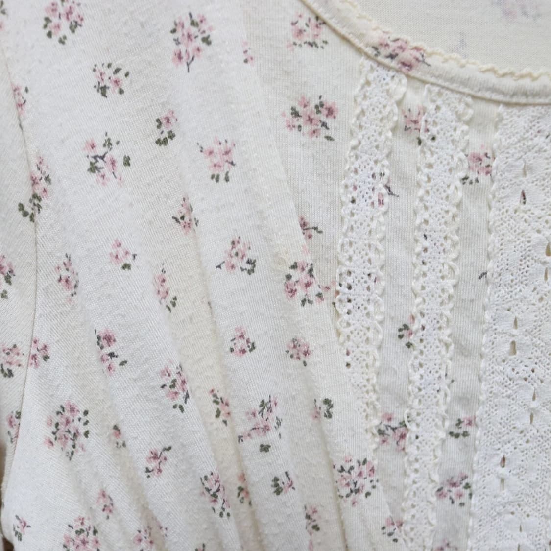 MILLE SPASSI 플라워 모리걸 블라우스 61131 상품이미지6