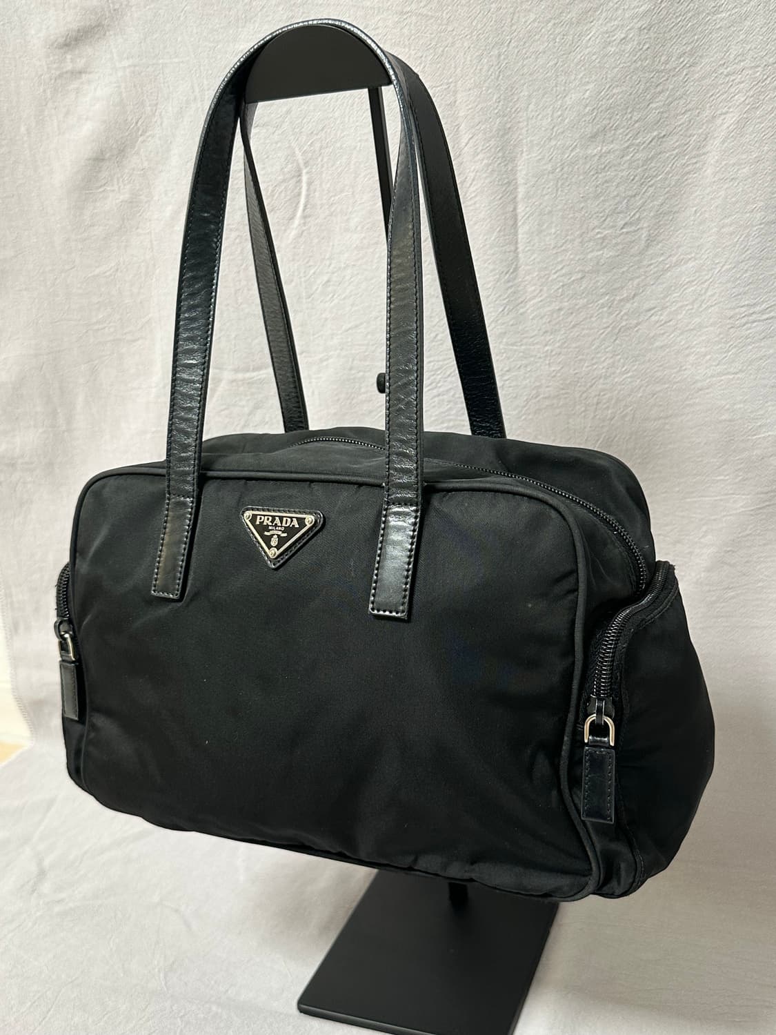 프라다 포코노 나일론 숄더백 토트백 바게트백 y2k 상품이미지5