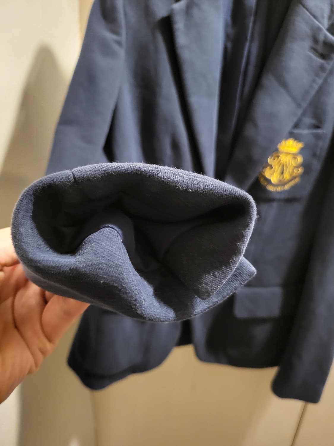 폴로 랄프로렌 네이비 금장 블레이저 4사이즈 상품이미지3