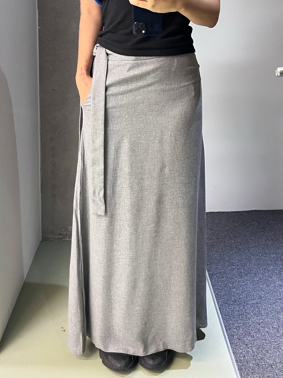 MM6 메종 마르지엘라 16f/w 레이온 랩 스커트 상품이미지3