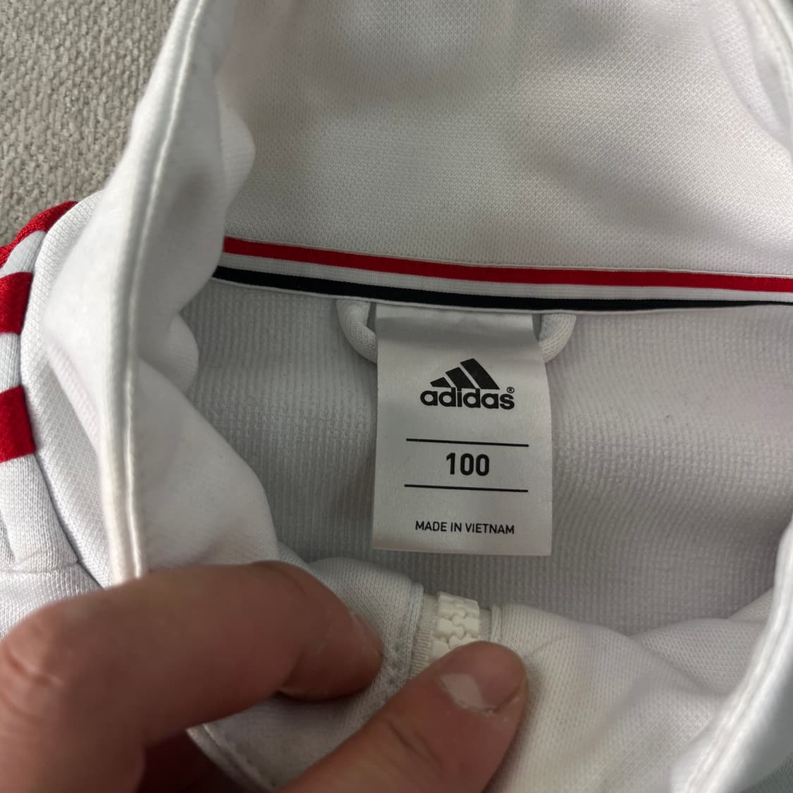 100 아디다스 맨유 흰빨 대장금 트랙탑 져지 상품이미지3