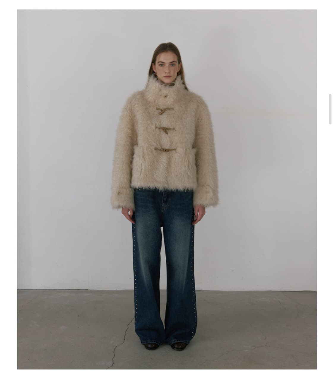 스르비 리버시블 무스탕 퍼자켓 상품이미지2