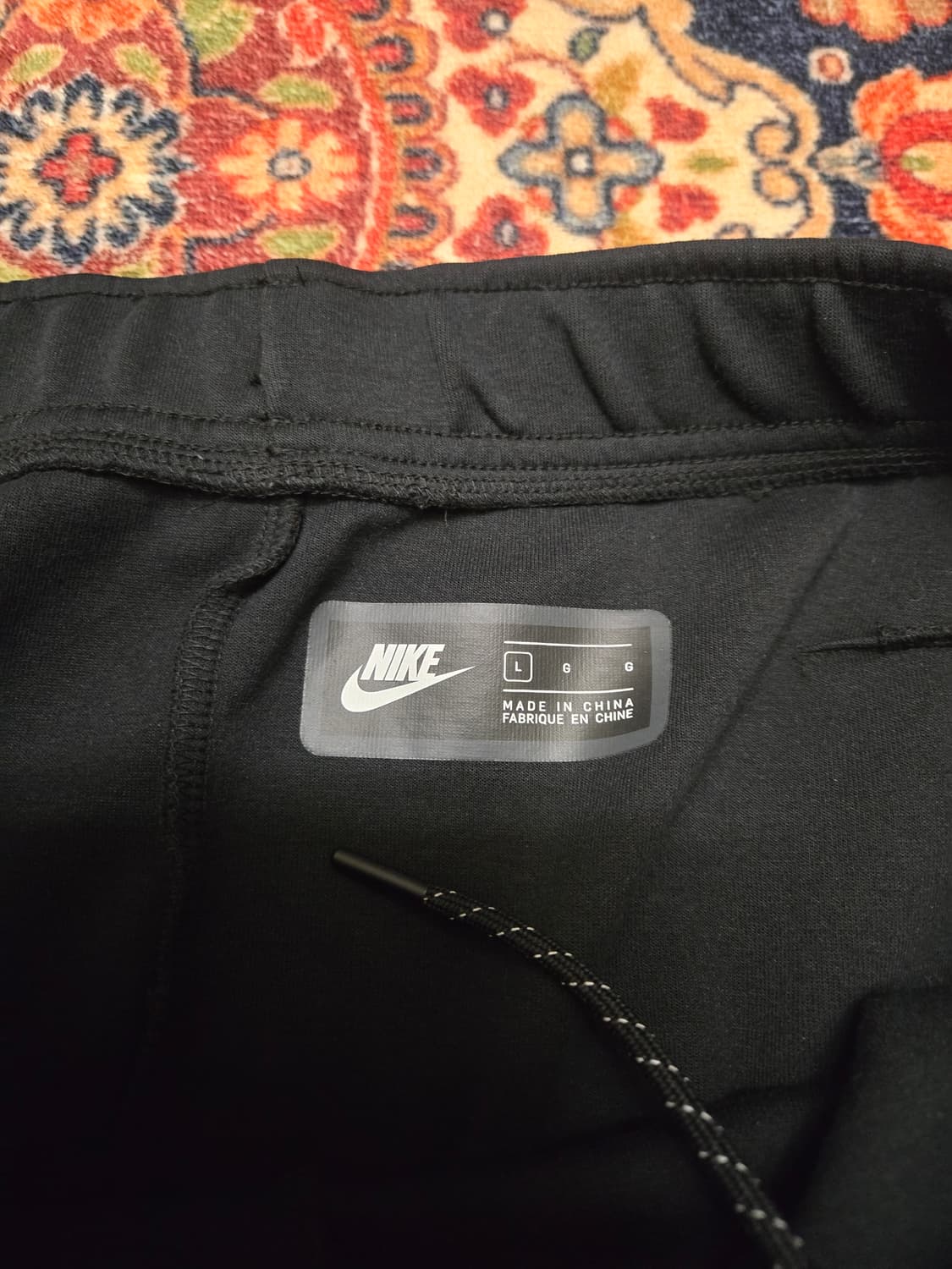 [L] 나이키 테크 플리스 조거 팬츠 블랙 상품이미지6