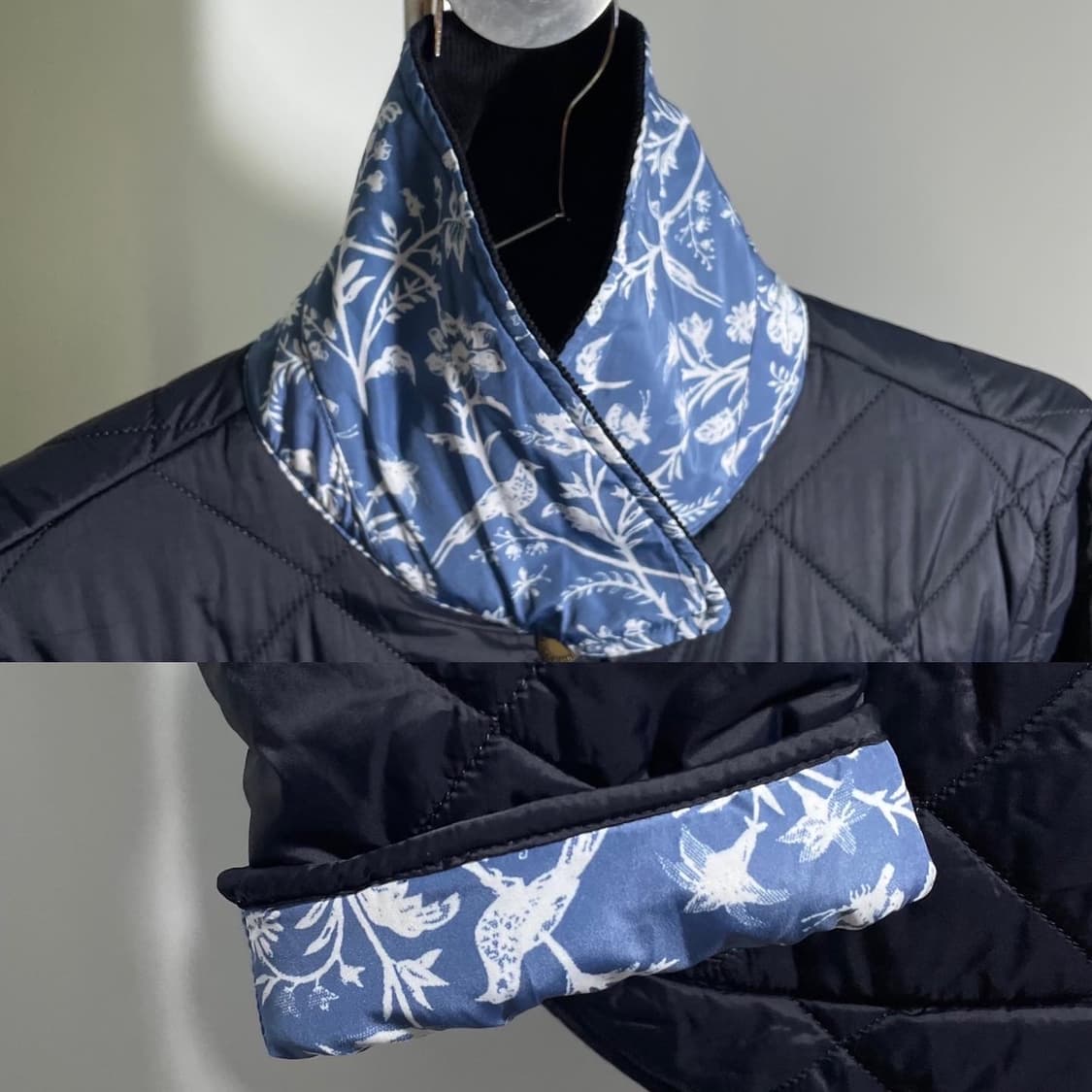 바버 X LAURA ASHLEY  퀼팅 자켓 상품이미지6