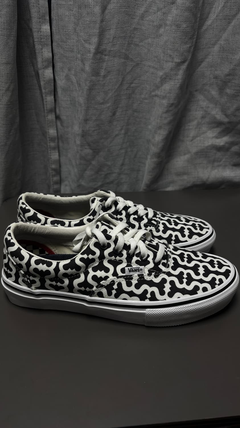 [265] 21SS 슈프림 반스 스케이트 에라 모노그램 S 로고 블랙 상품이미지3