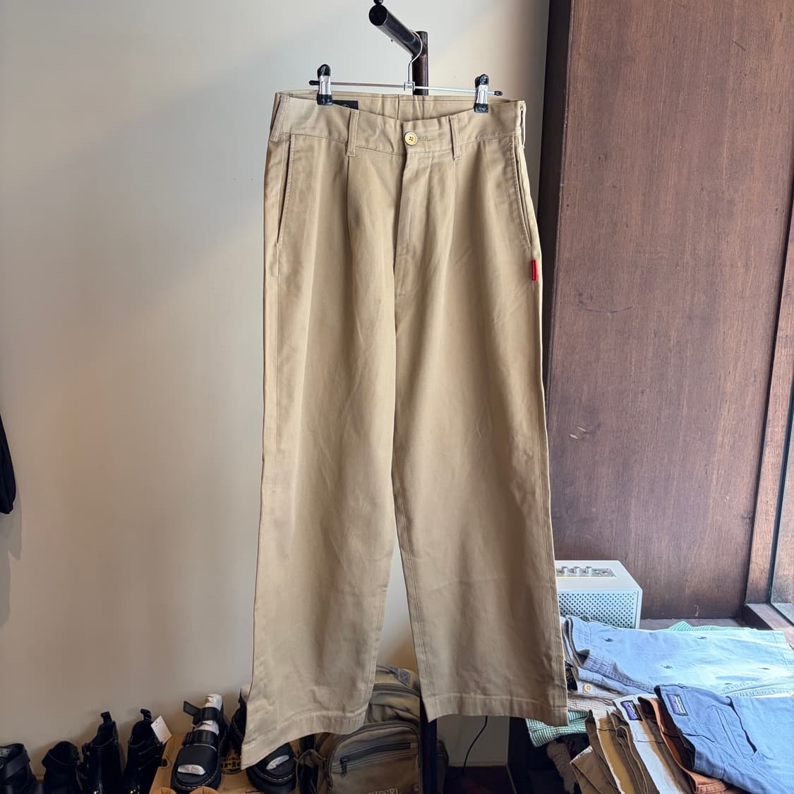 피마원 베이지 워크 팬츠 상품이미지3