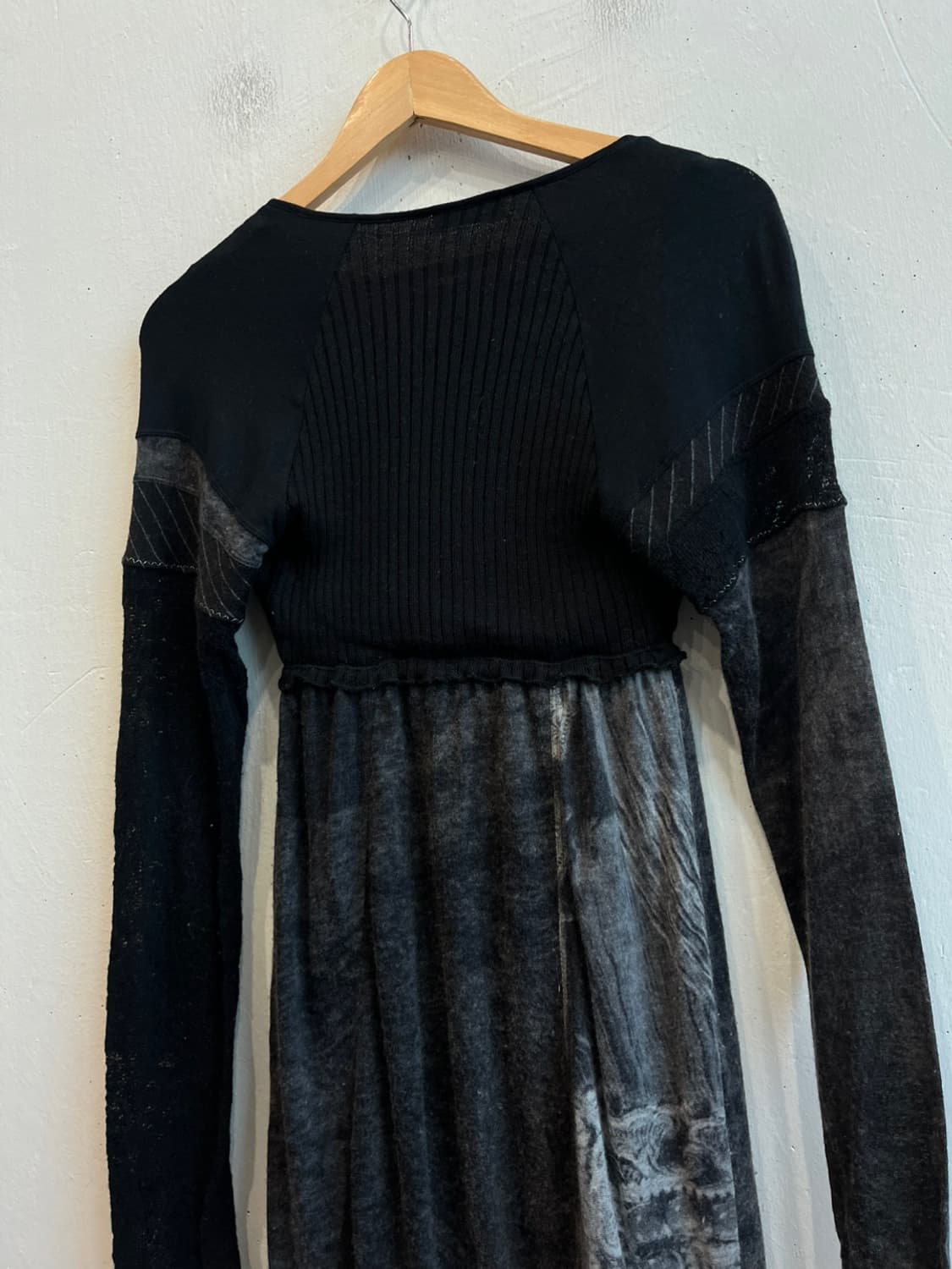 유럽빈티지 Dressline 레이어드 울 원피스 Made in ITALY 상품이미지7