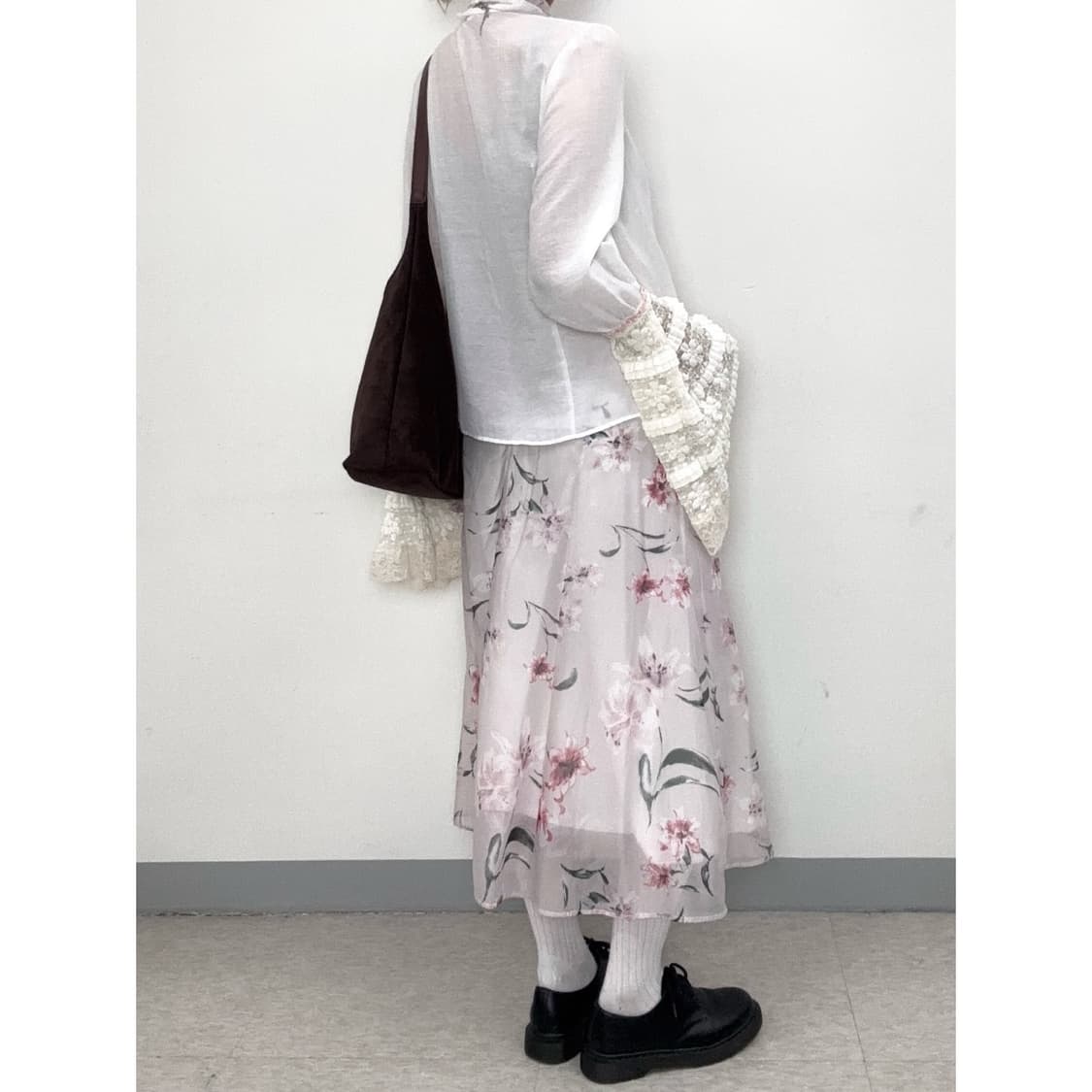 빈티지 플로럴 스커트 상품이미지2