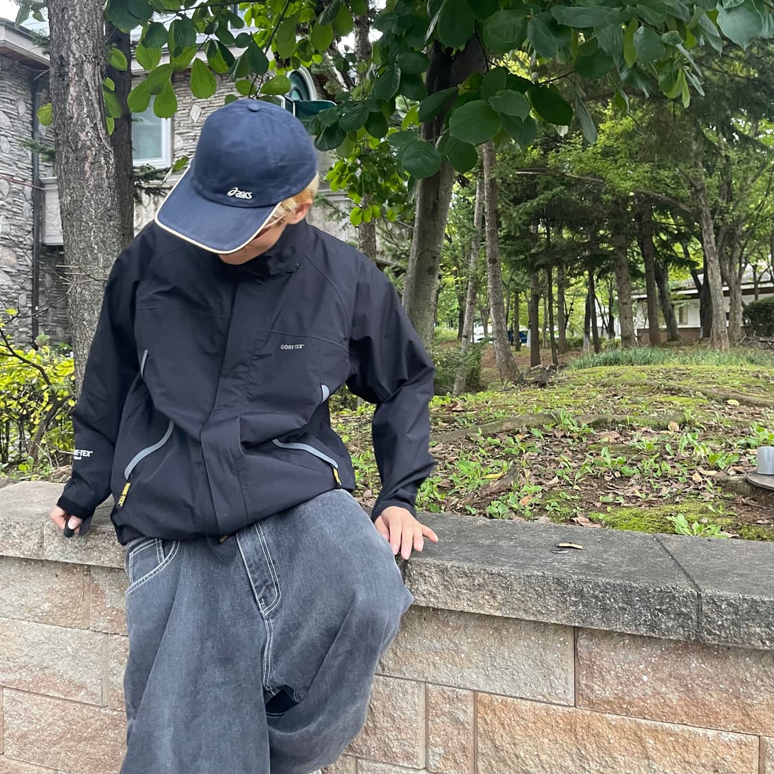 00s 아식스 사이드로고 캡 상품이미지2