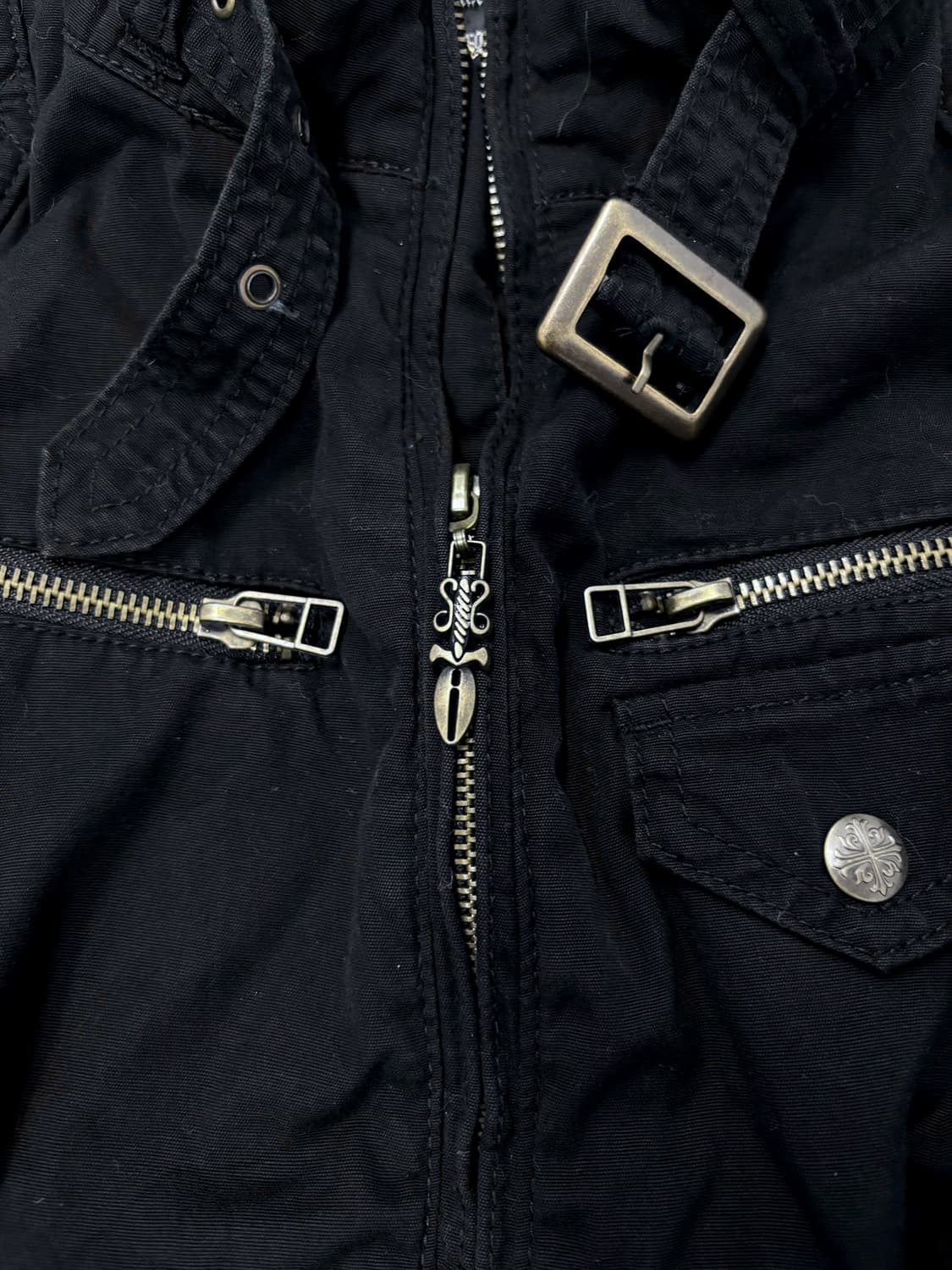 “Spinash”00’s Design Neck Buckle Chic Mo 상품이미지5