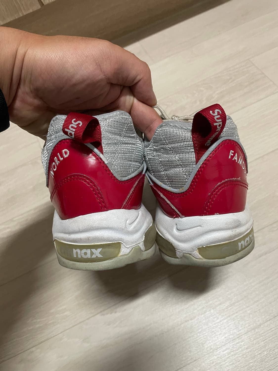 나이키 슈프림 맥스98 레드 상품이미지4