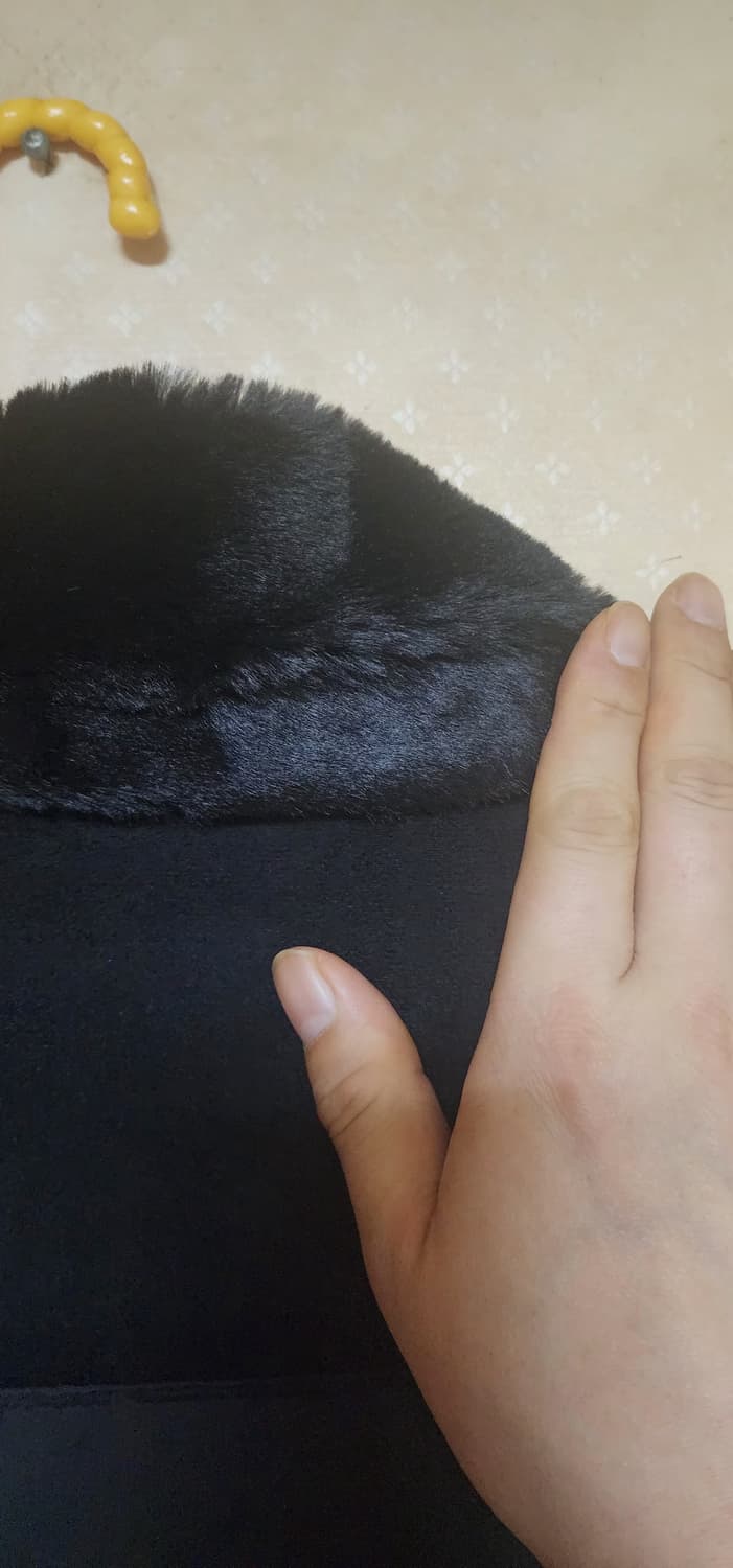 매긴 모피털 덕다운 오리털 패딩 새상품 88사이즈 상품이미지5