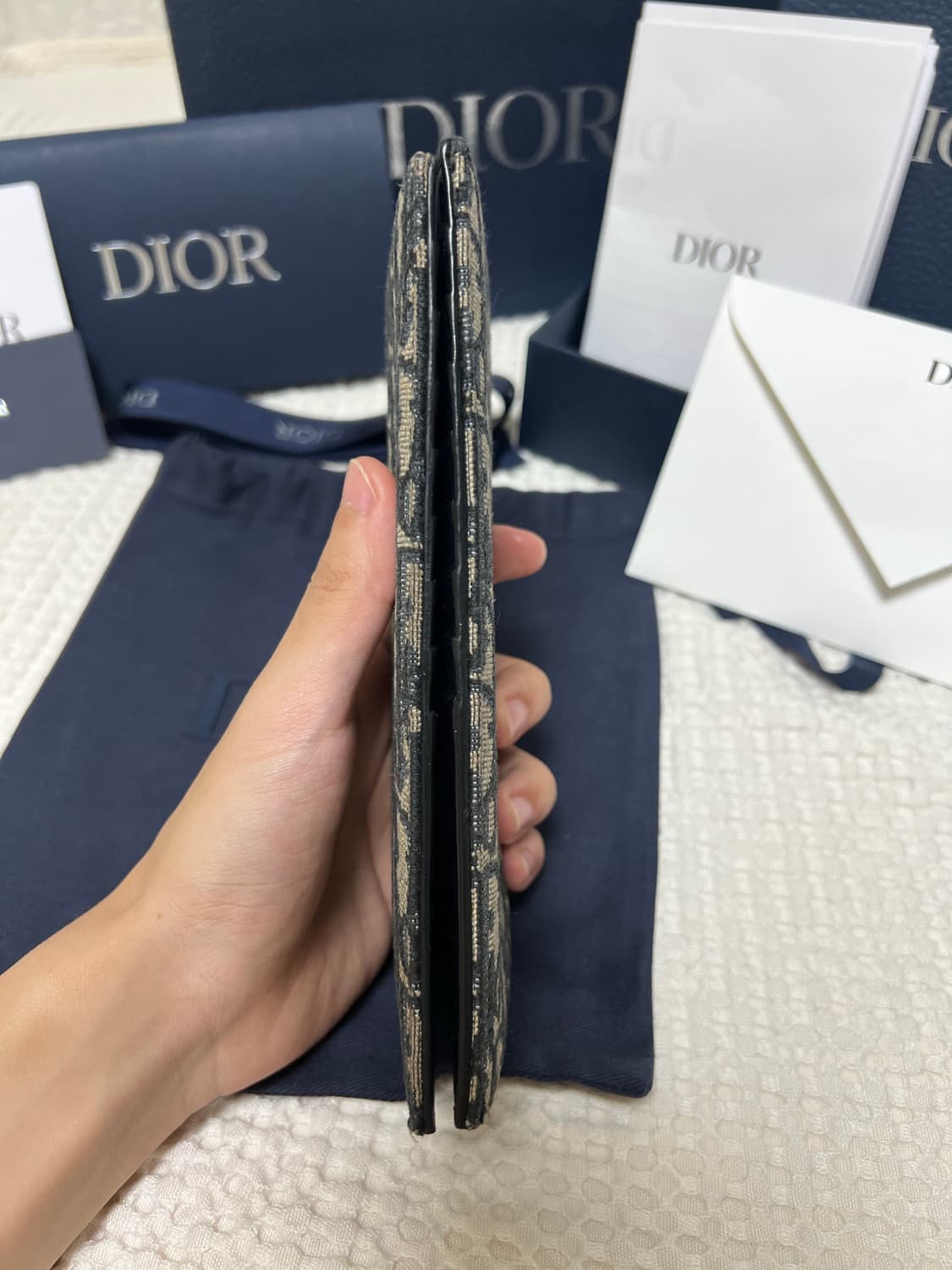 (초풀구성) 디올 오블리크 장지갑 상품이미지5