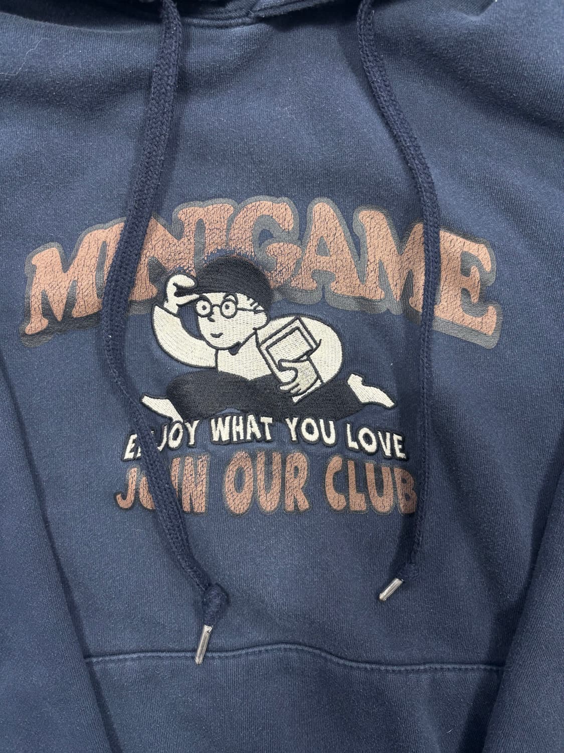 페플 기모 후드티 XL 네이비 상품이미지2