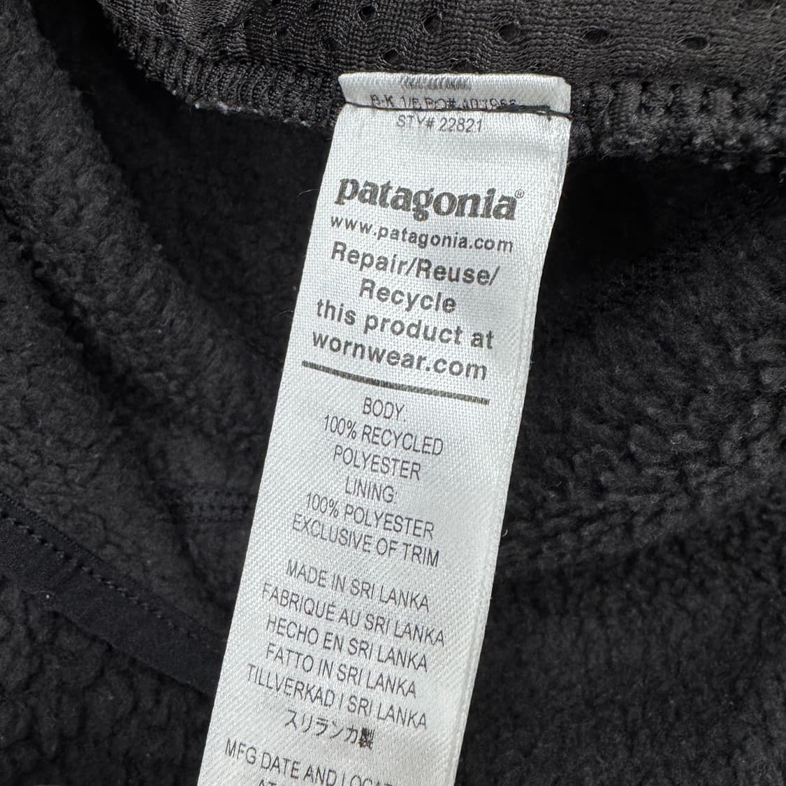 S 파타고니아 레트로 파일 플리스 베스트 집업  상품이미지6