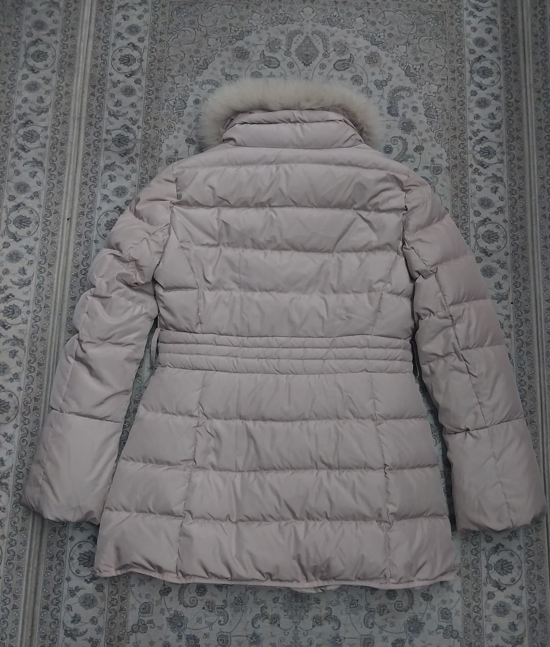 지고트 퍼 후드 패딩 (허리끈분실) 상품이미지3