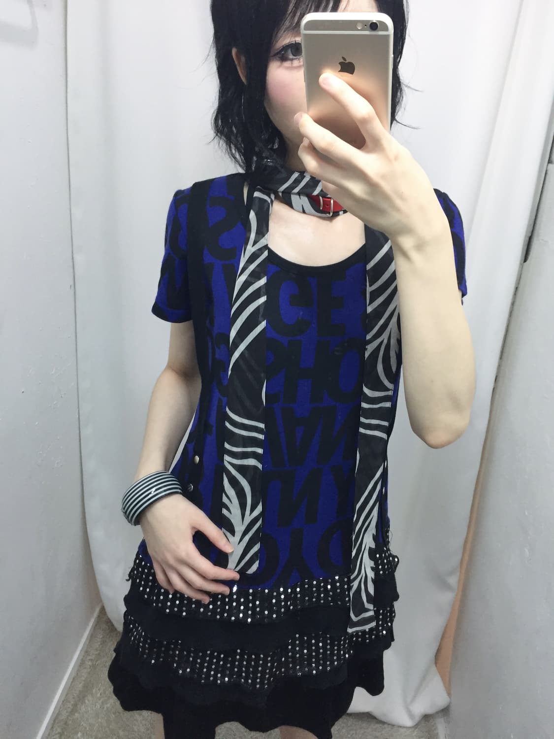 블루 블랙 펑크 세트 🖤 상품이미지3