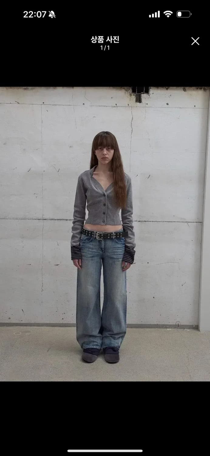 lcdc WIDE-LEG WASHED DENIM (BLUE) ss 상품이미지2