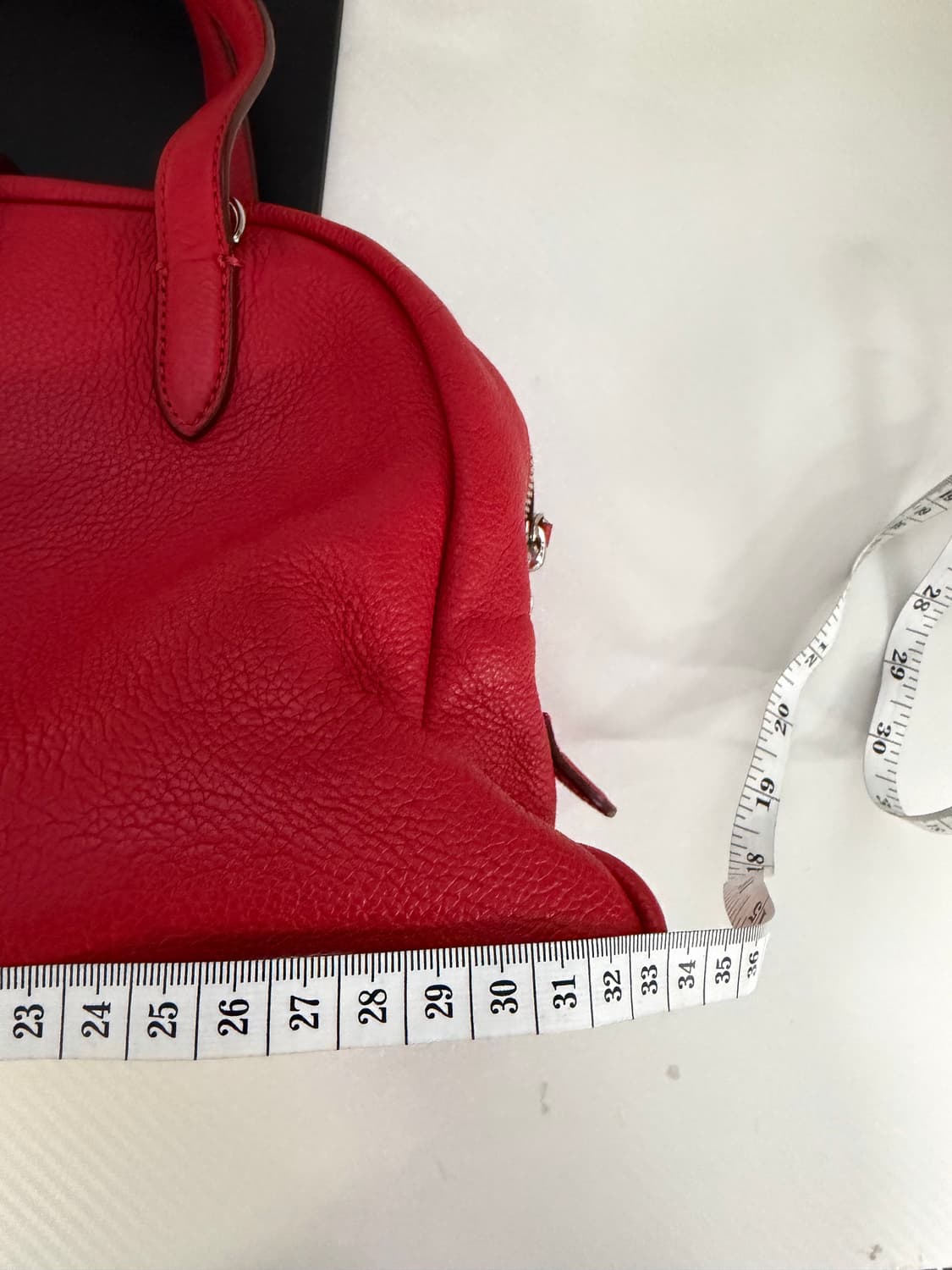 정품) VUNQUE 분크 레드 숄더 토트백 상품이미지9