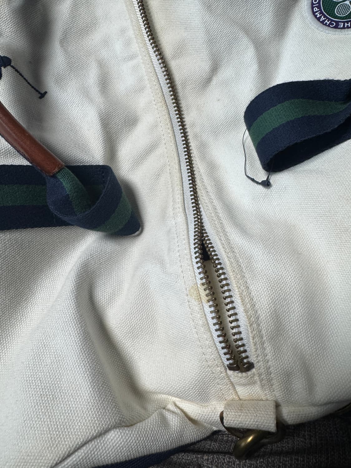 폴로 랄프 로렌 X 윔블던 캔버스 더플백 상품이미지4