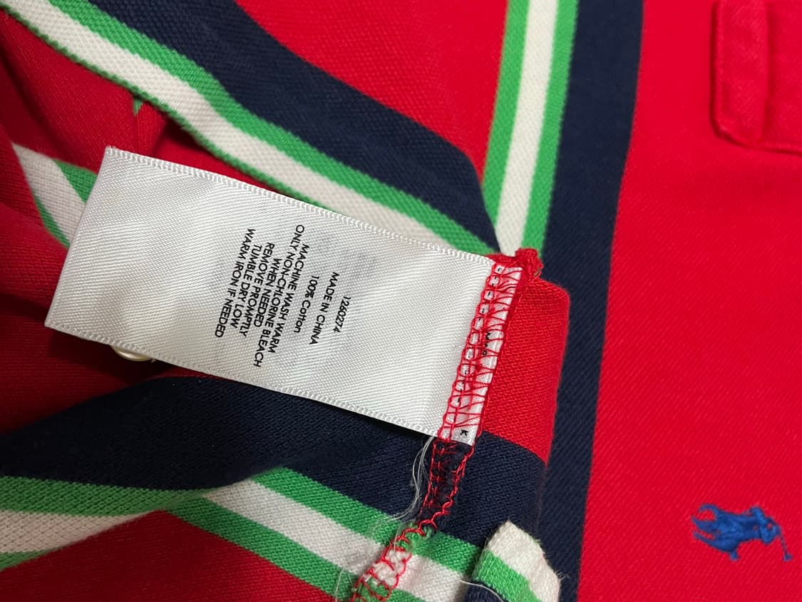 👕 폴로 랄프 로렌 스트라이프 카라티 – XL 상품이미지4