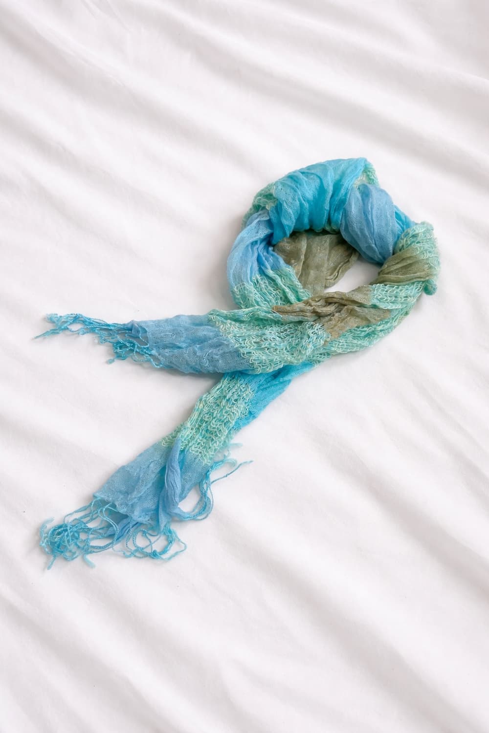 그라데이션 민트 머플러  상품이미지3