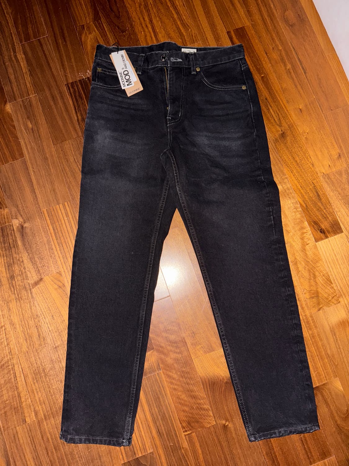 모드나인 블랙 데님 29사이즈 상품이미지1