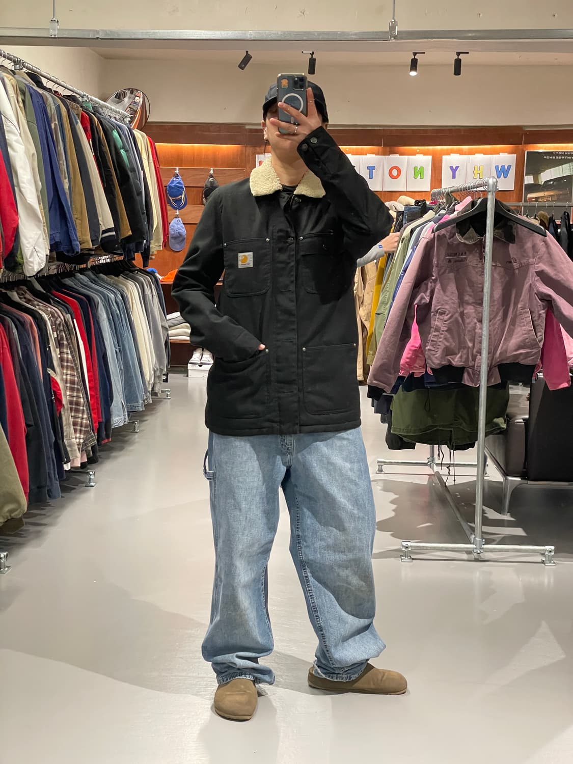 칼하트 wip 쉐르파 초어 자켓 (phoenix coat)   상품이미지5