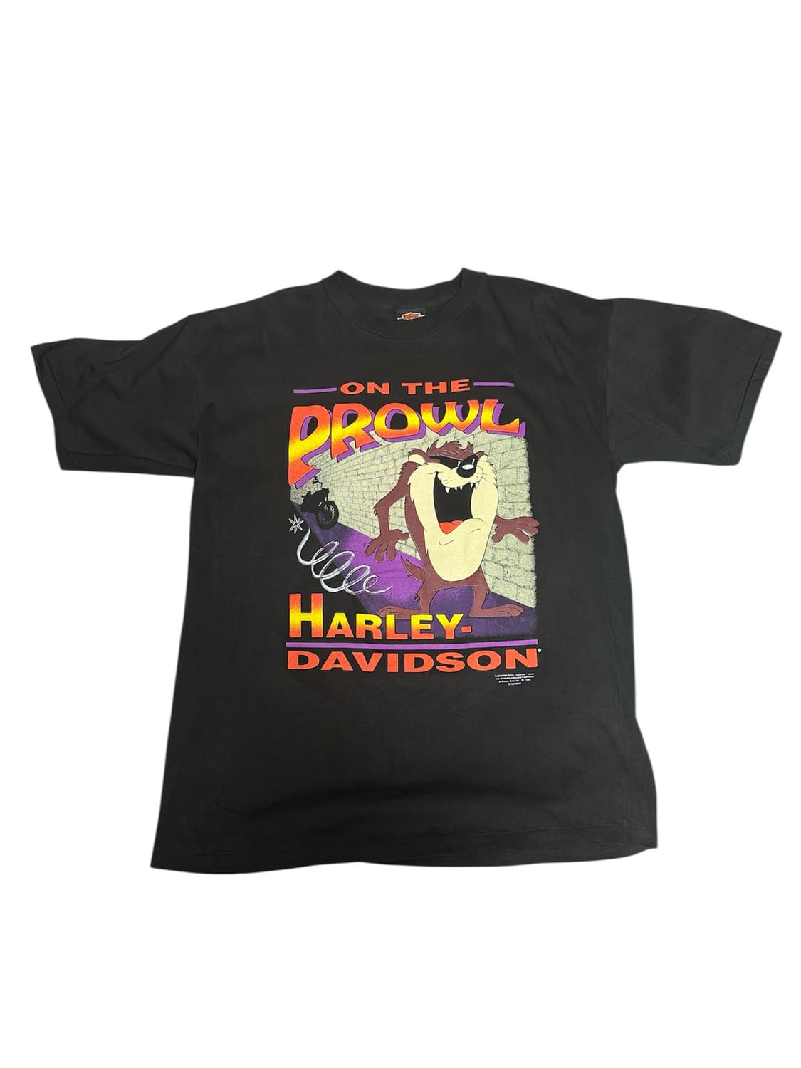 빈티지 90s 할리데이비슨 x 워너브라더스 funwear 태즈 L 상품이미지1