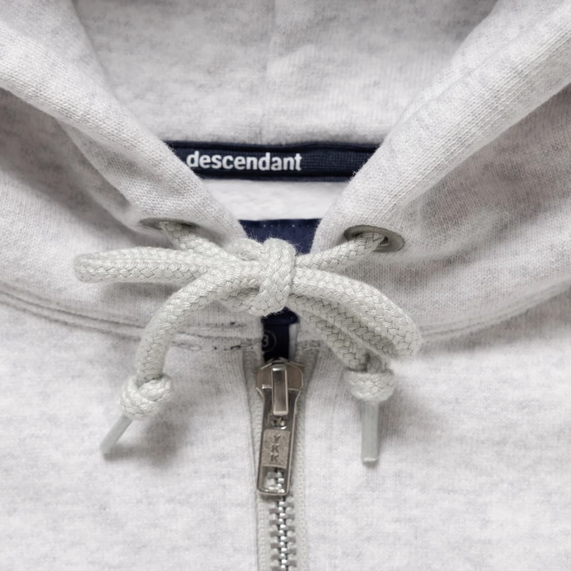 디센던트 Desendent otl zip hoody 그레이 후드집업 상품이미지3