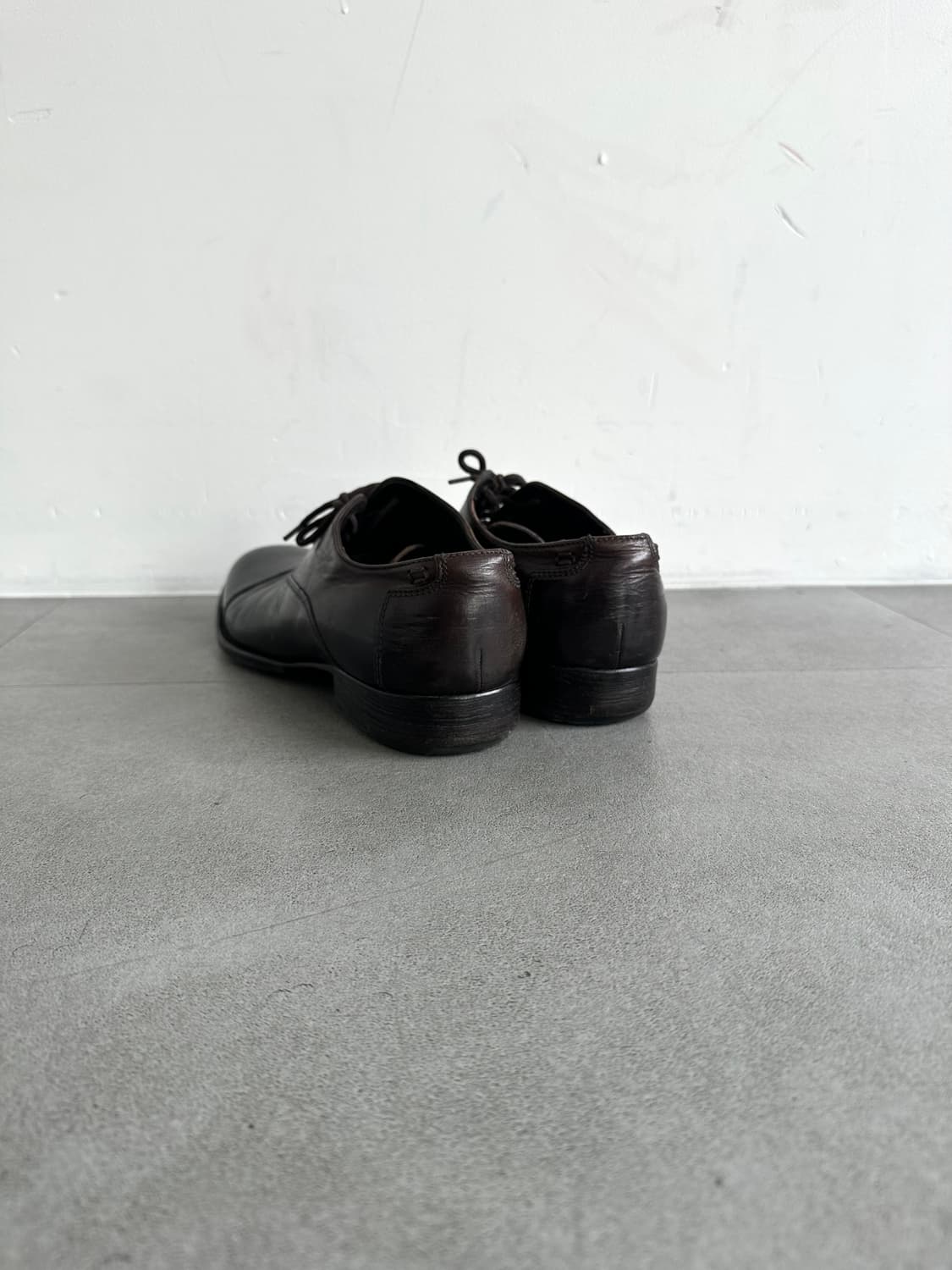 돌체앤가바나 투톤 와이드 스퀘어토 더비슈즈 상품이미지6