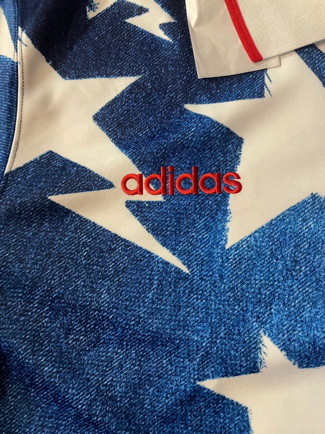 아디다스 x 베이프 롱슬리브 스탠다드 저지 미디움 블루(새제품.XXXL) 상품이미지3