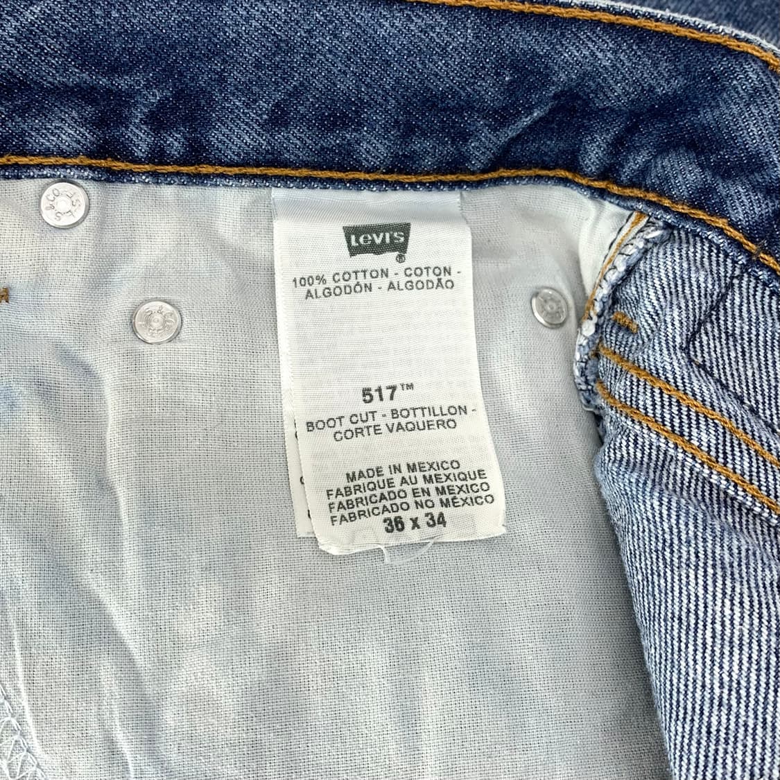 [36x34] 리바이스 517 데님 팬츠 상품이미지9